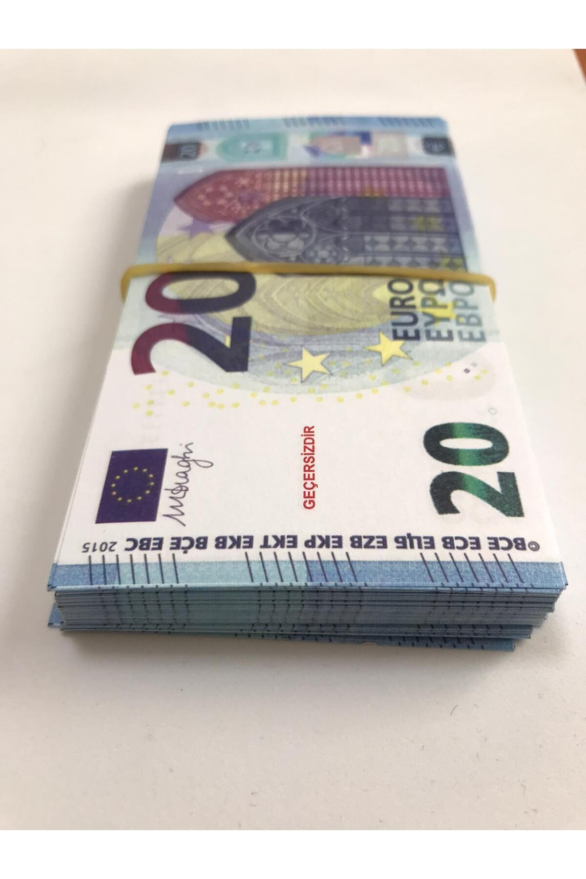 100 Adet 20 Euro Geçersiz Sahte Düğün Parası Oyun Parası