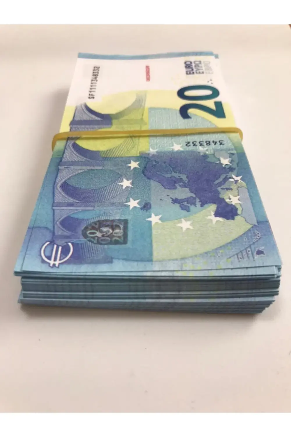 100 Adet 20 Euro Geçersiz Sahte Düğün Parası Oyun Parası