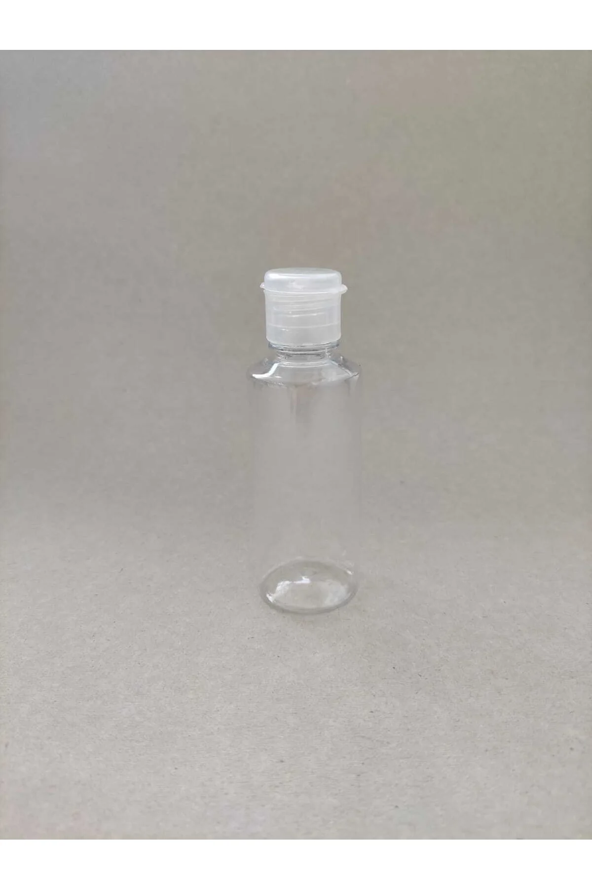 100 Adet 20 ml Şeffaf Fliptop Kapaklı Kolonya, Dezenfektan, Likit