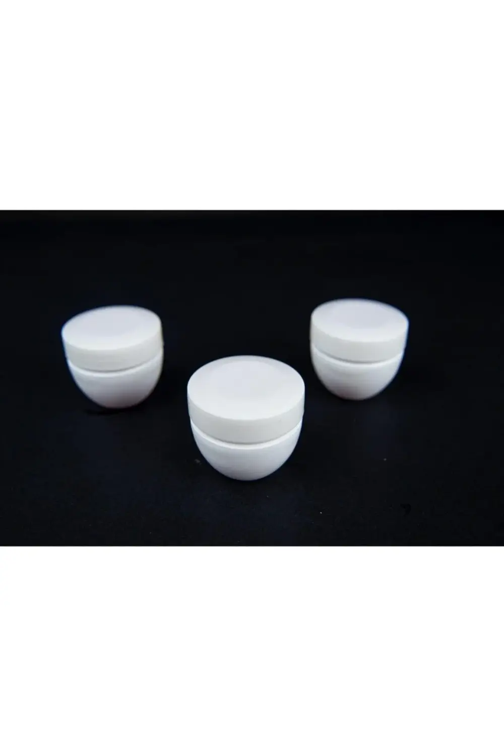 100 Adet - 20ml Krem Kavanozu - 20cc Kozmetik Kutusu - Plastik Be