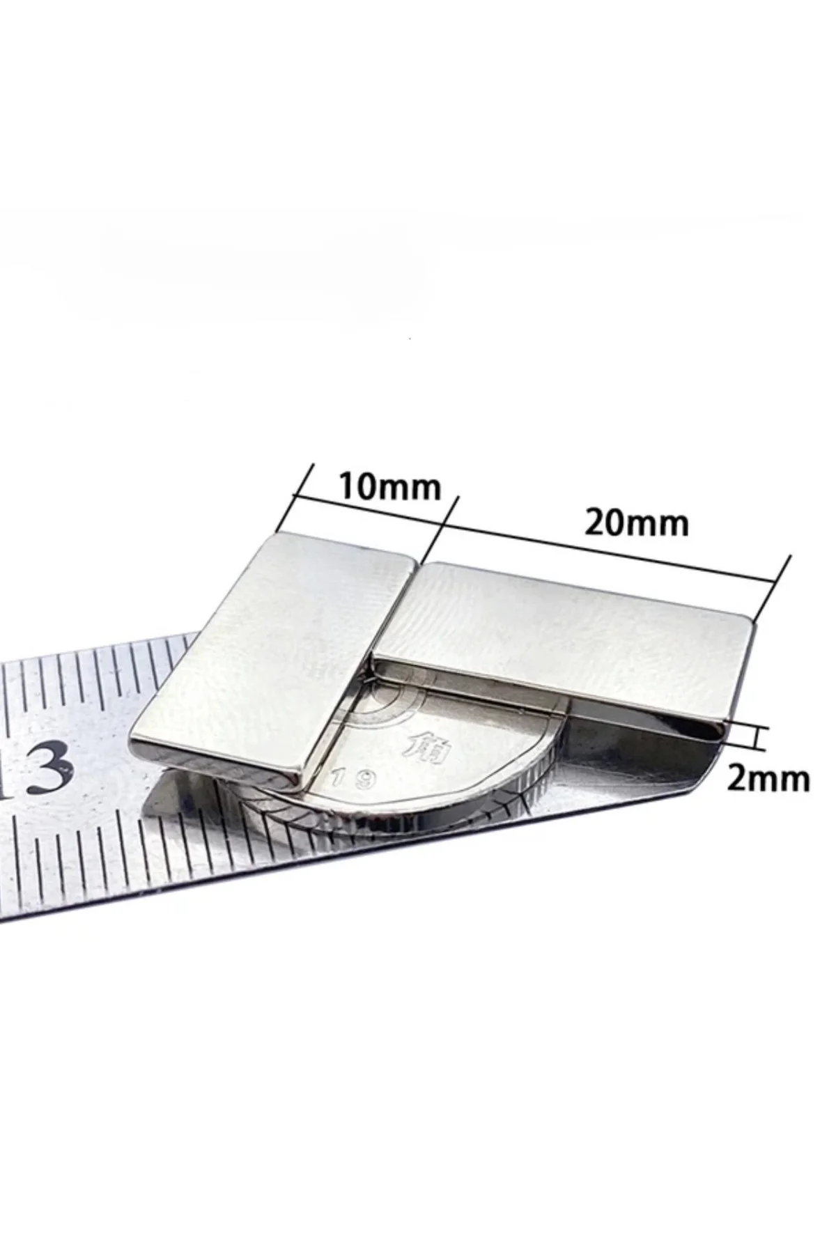 100 Adet 20x10x2 Mm Neodyum Mıknatıs Köşeli Magnet N35 Nikel Kapl 100 Adet 20x10x2 Mm Neodyum Mıknatıs Köşeli Magnet N35 Nikel Kapl