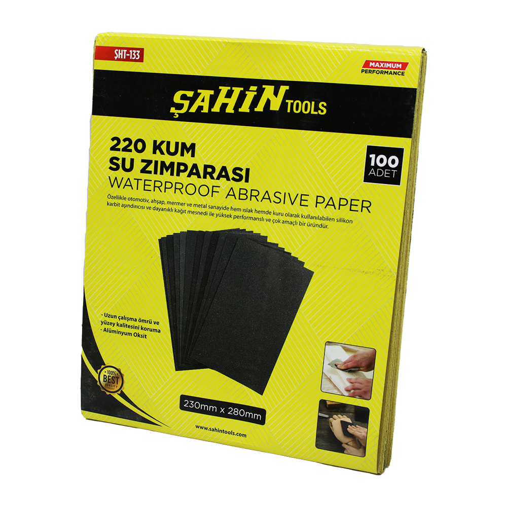 100 ADET 220 KUM KAĞIT SU ZIMPARASI (4741)