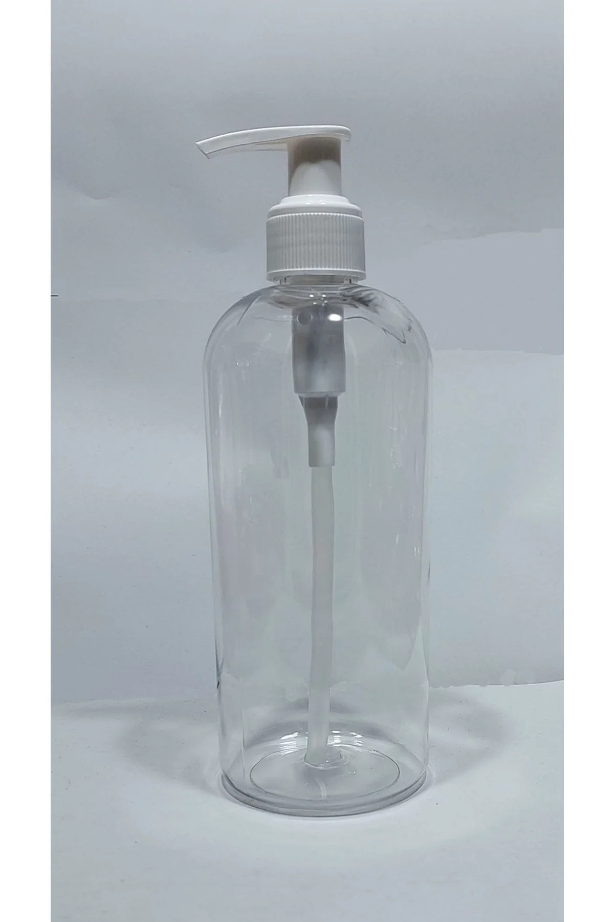 100 Adet 400 Ml Sıvı Sabunluk Beyaz Pompalı Boş Şişe