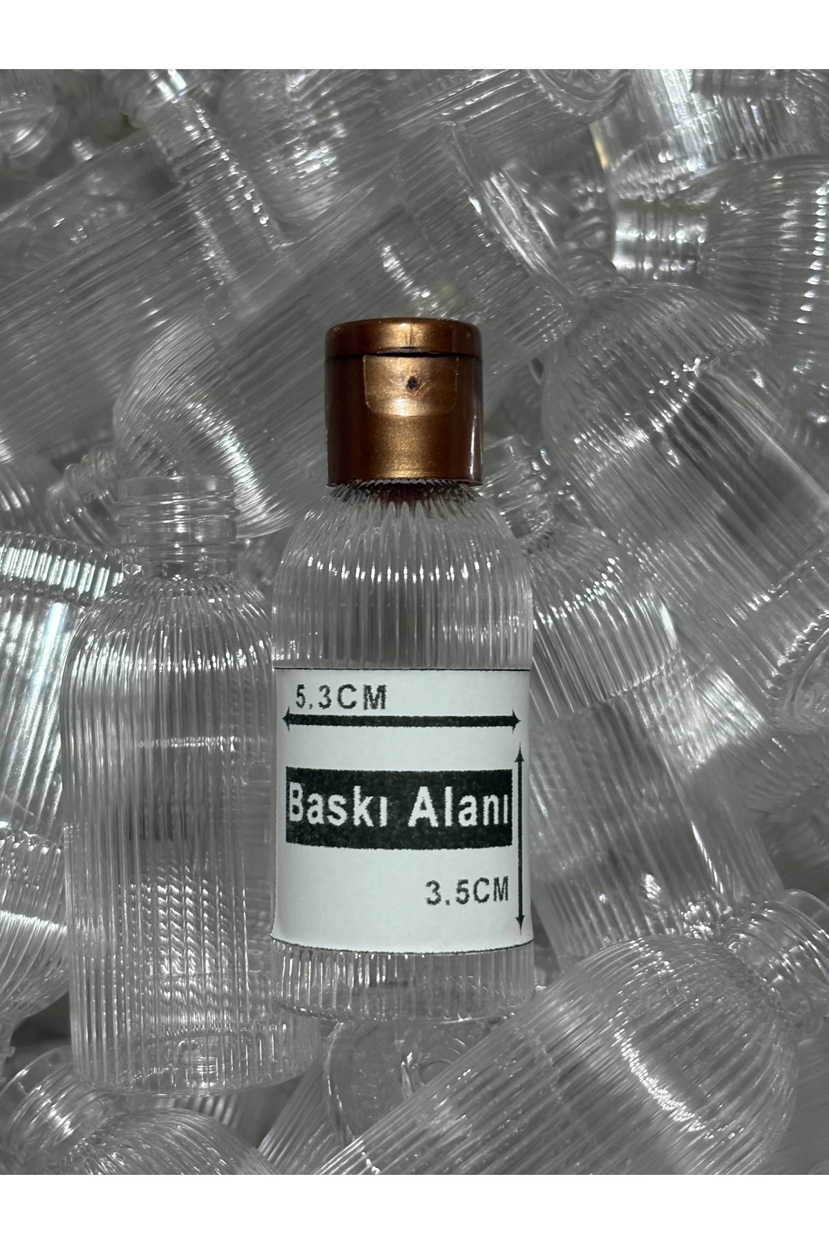 100 Adet 50 ML PRS24 Dezenfektan Kolonya Parfüm Hediyelik Nikah Nişan Düğün İçin Boş Plastik Şişe