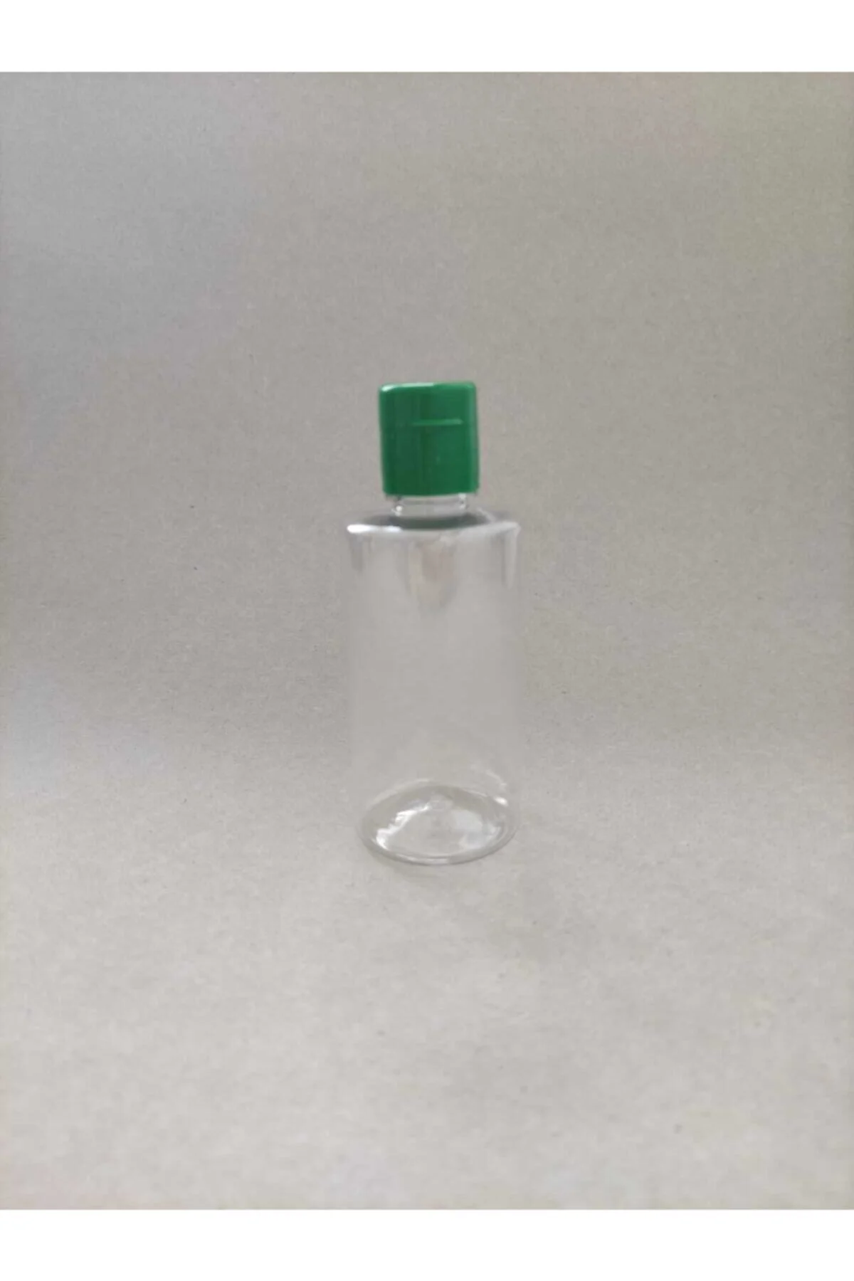 100 Adet 60 Ml Yeşil Fliptop Kapaklı Kolonya, Dezenfektan, Likit 