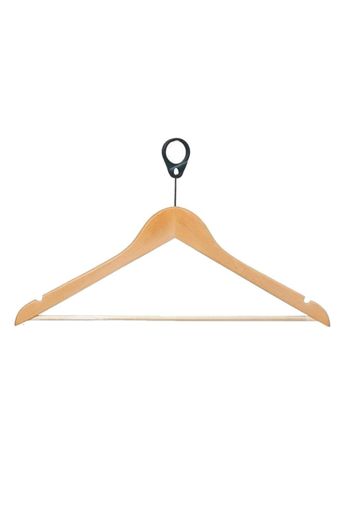 Bioonde 100 Adet Ahşap Askı Otel Tipi. Otel Askısı. Elbise Askısı. Askı