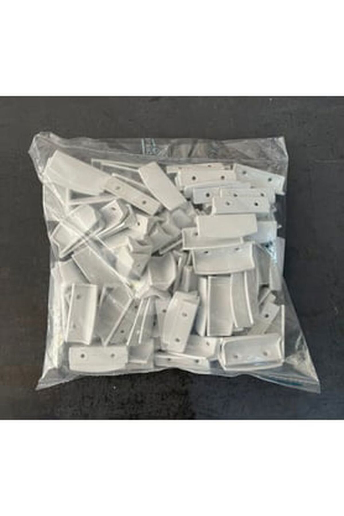 Azrayapi 100 Adet Beyaz Menteşeli Sineklik Tutamak Aparatı Plastik