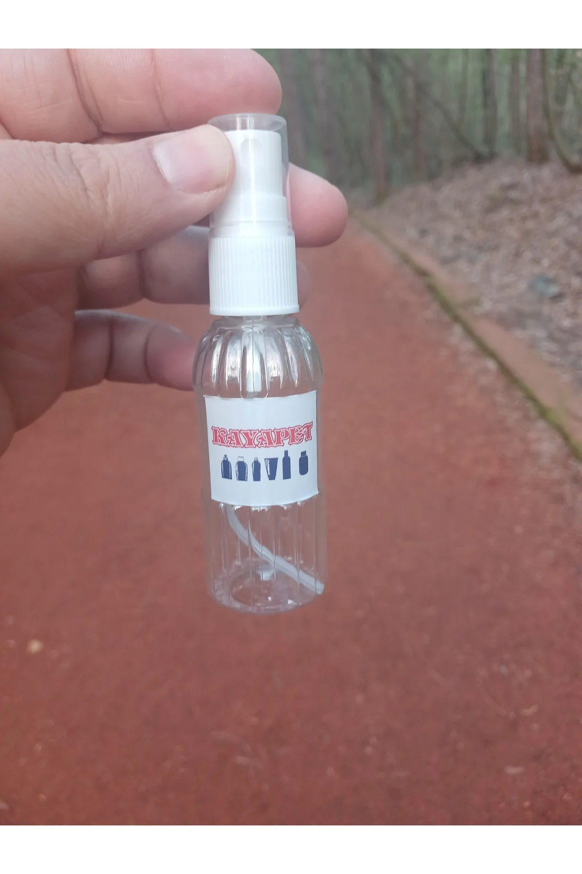 100 Adet Boş Şişe Spreyli Kolonya Şişesi Doldurulabilir Cep Plast
