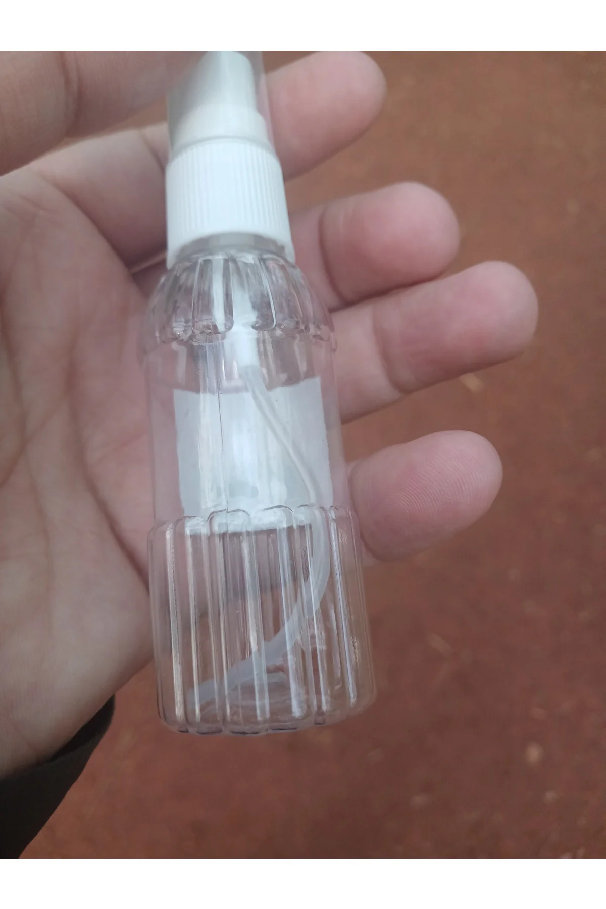 100 Adet Boş Şişe Spreyli Kolonya Şişesi Doldurulabilir Cep Plast