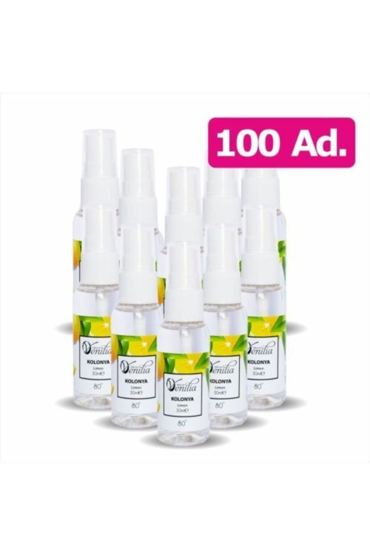 100 Adet Cep Ve Çanta Boy Limon Kolonyası