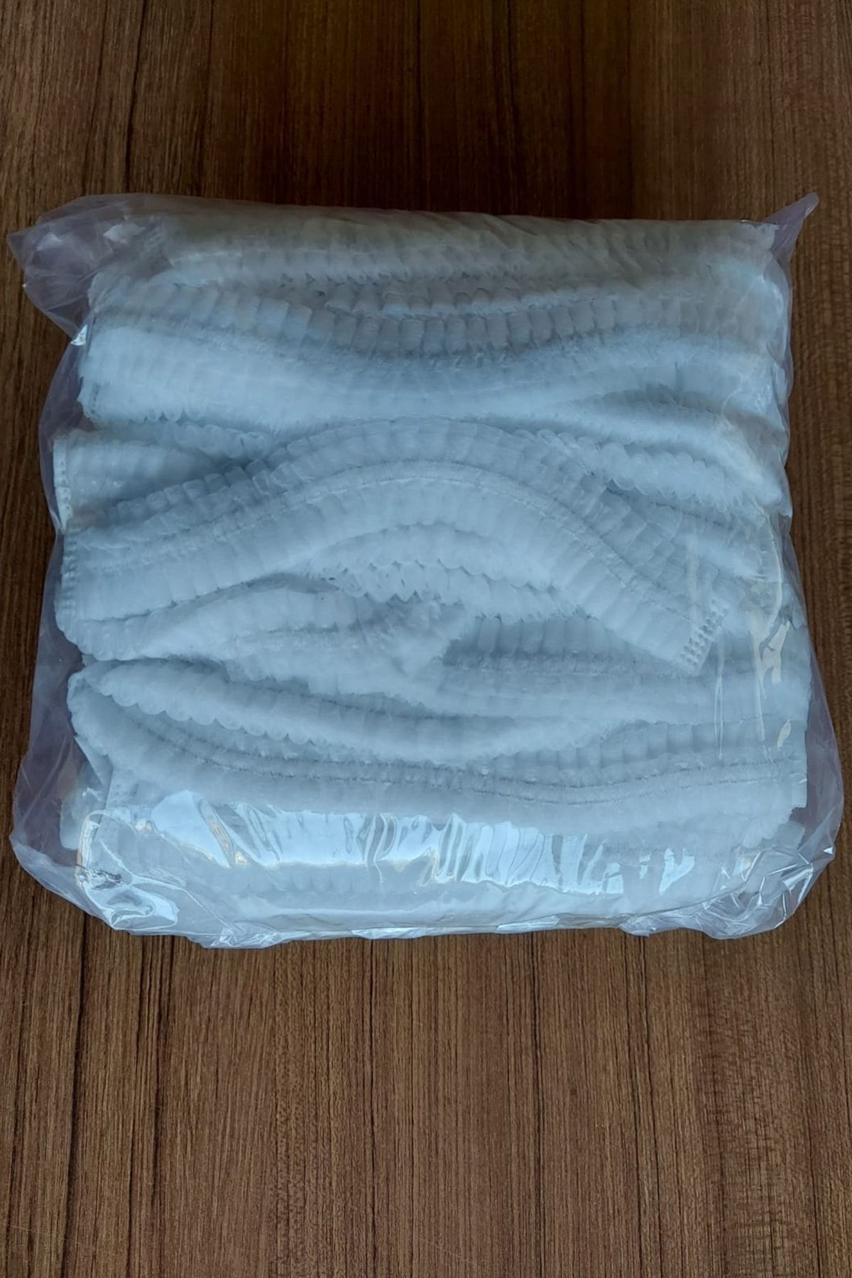 Beyaz Bone 100 Adet Çift Lastik Büyük Ebat Sikmaz Hava Geçirgen Tek Kullanim