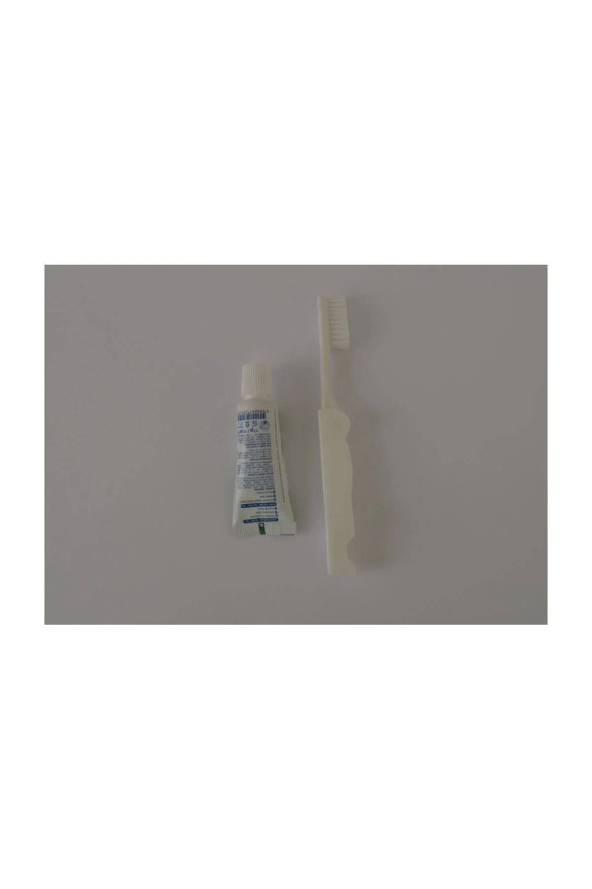 100 Adet Diş Seti,Katlanır Diş Fırçası Ve 17 Gr Diş Macunu Poşetl