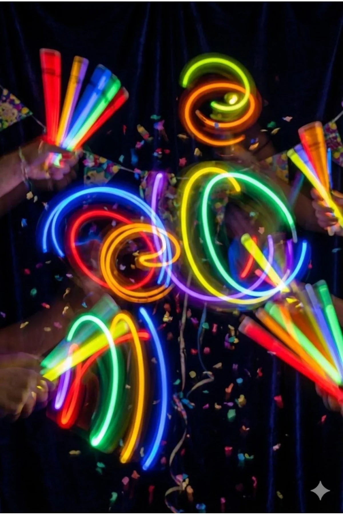 100 Adet Fosforlu Glow Stick Parti Seti | Bileklik, Kolye ve Eğlenceli Işık Çubukları 100 Adet Fosforlu Glow Stick Parti Seti | Bileklik, Kolye ve Eğlenceli Işık Çubukları