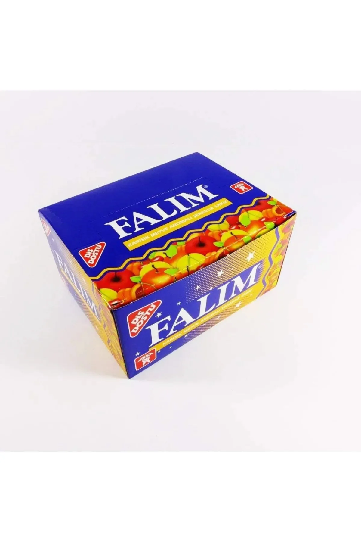 100 adet Karışık Meyve Aromalı Falım Sakız - Nostaljik Hediye Sak