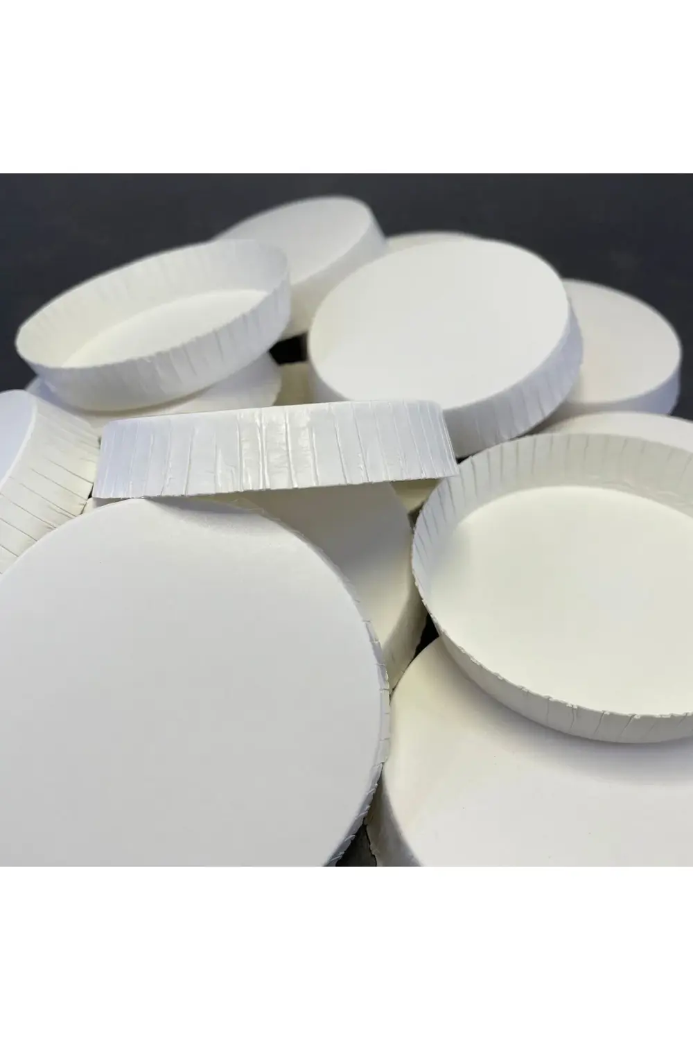 100 Adet Karton Bardak Kapak Tıkacı Kağıt Bardak Kapağı