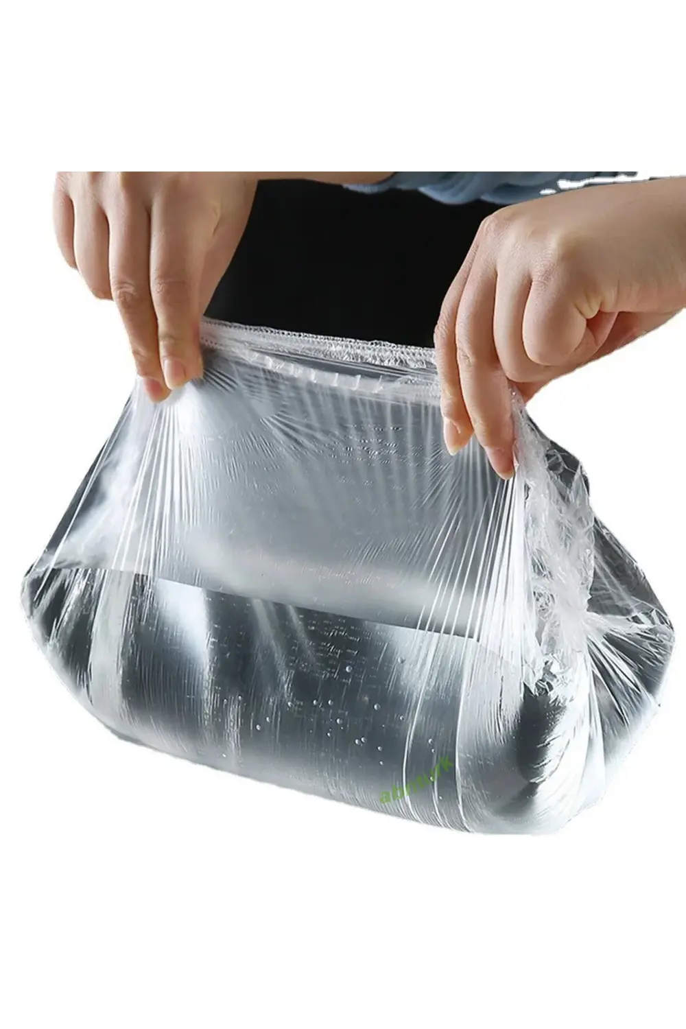 100 Adet Lastikli Pratik Tencere Tabak Bonesi Tazelik Koruyucu Ço