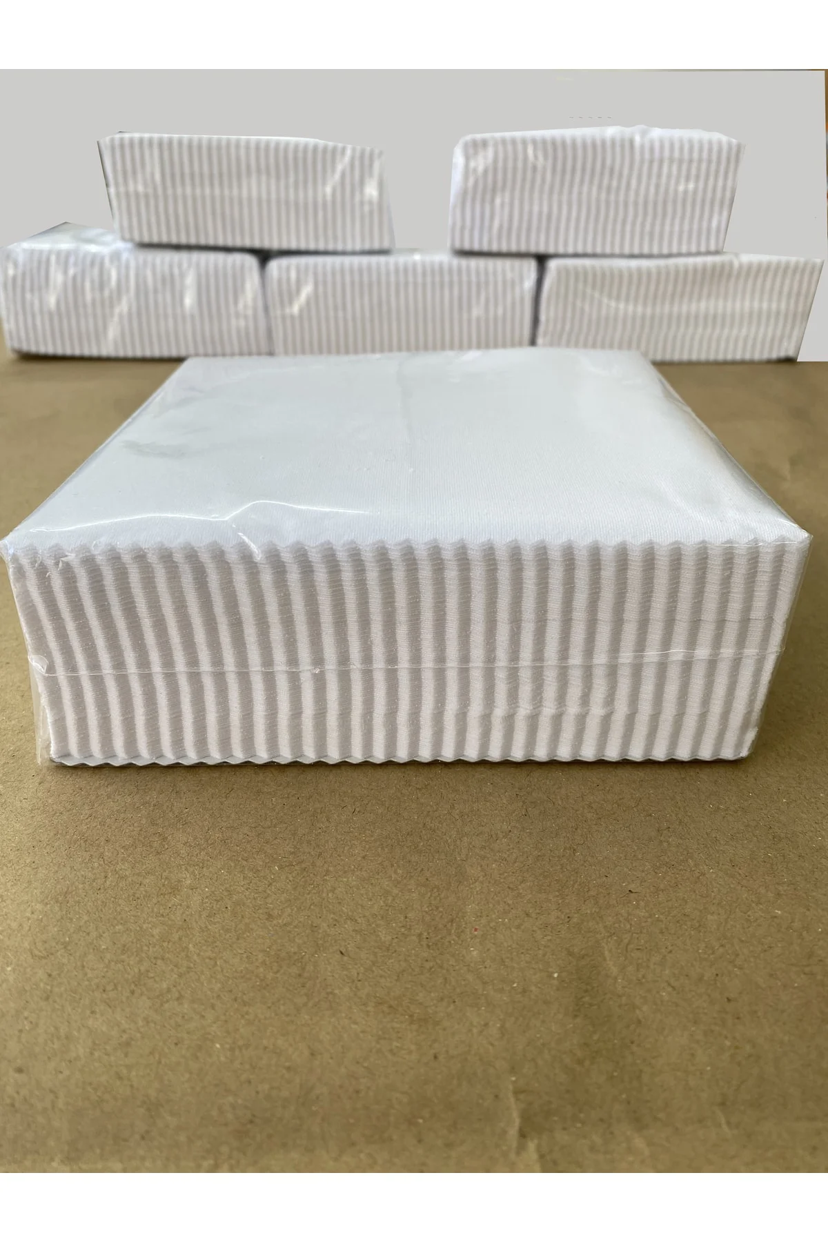 100 Adet Microfiber Gözlük Temizleme Bezi Krem %100 Microfiber