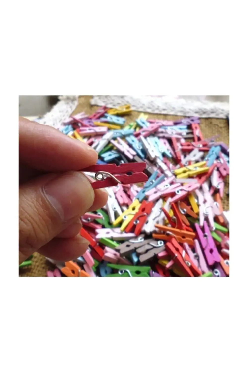 100 Adet Mini Mandal-minik Mandal-dekoratif Süsleme-renkli Mini A