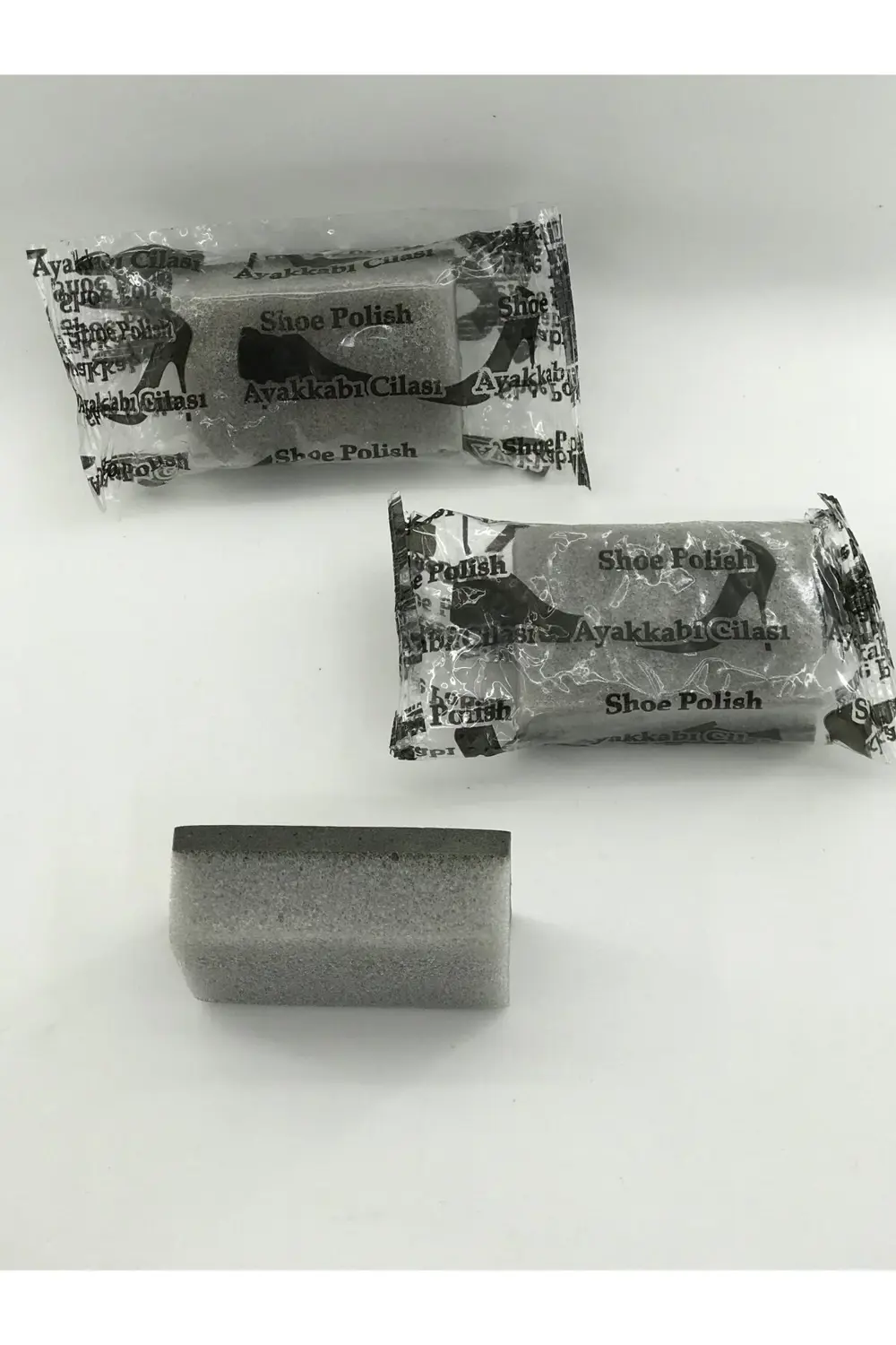 100 Adet Otel Tipi Ayakkabı Bakım Cila Süngeri Ayakkabı 100 Parla