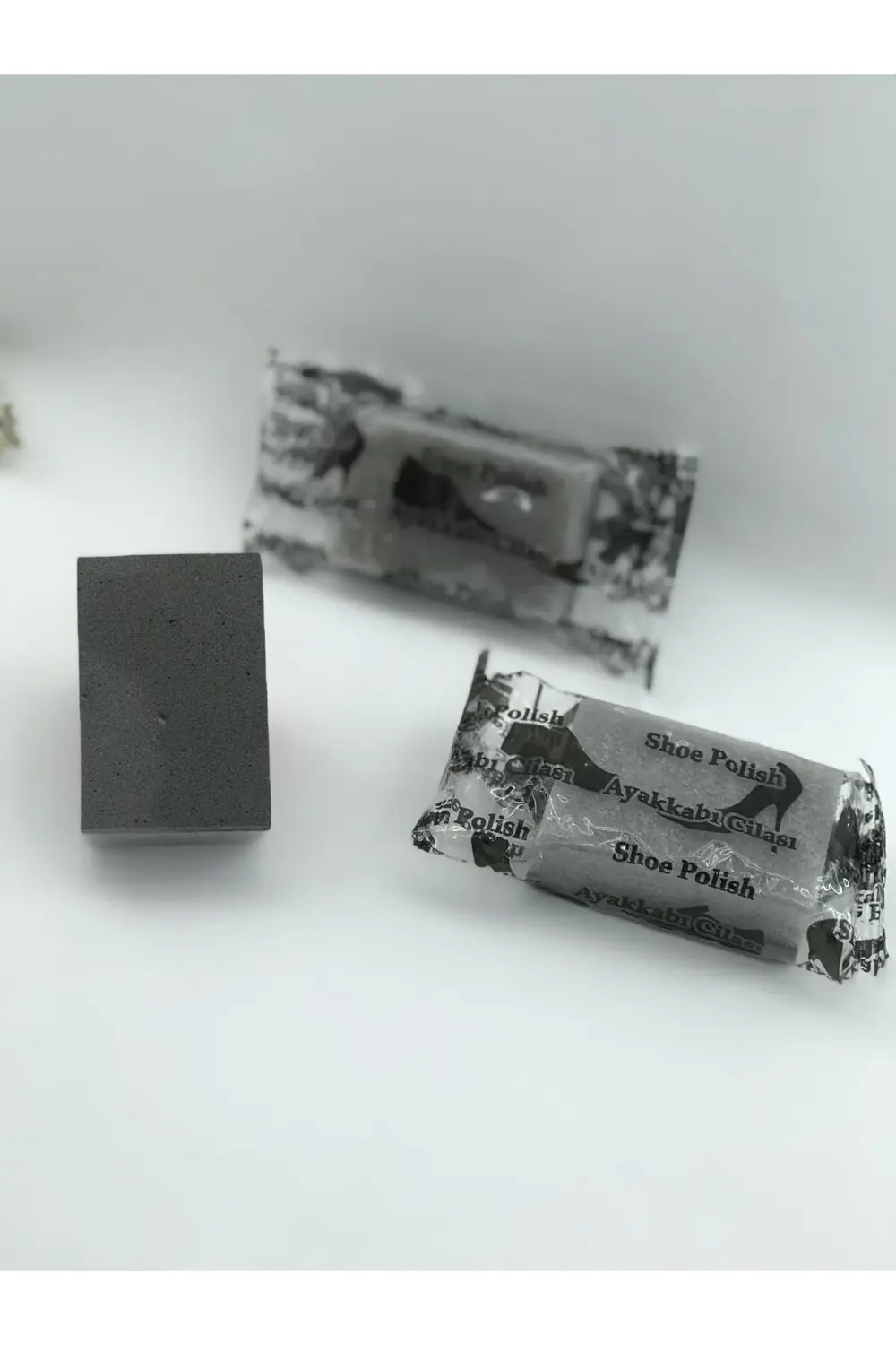 100 Adet Otel Tipi Ayakkabı Bakım Cila Süngeri Ayakkabı 100 Parla