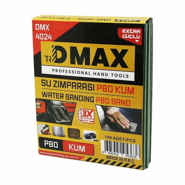 100 Adet P80 Kum - Kağıt - Su Zımparası - 230x280mm - Kullanım= Boya - Metal - Ahşap - Oto Bx40 Fiyatı, Yorumları ve Özellikleri