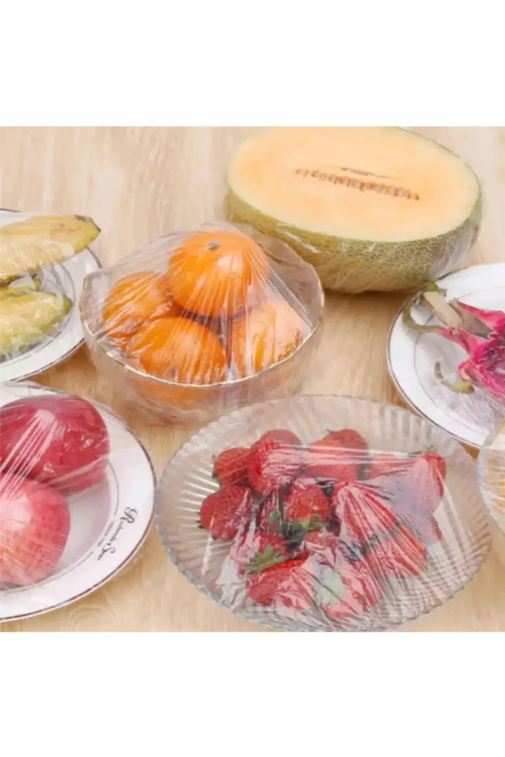 100 Adet Pratik Tazeliği Koruyan Tencere ve Tabak Bonesi | Çok Am