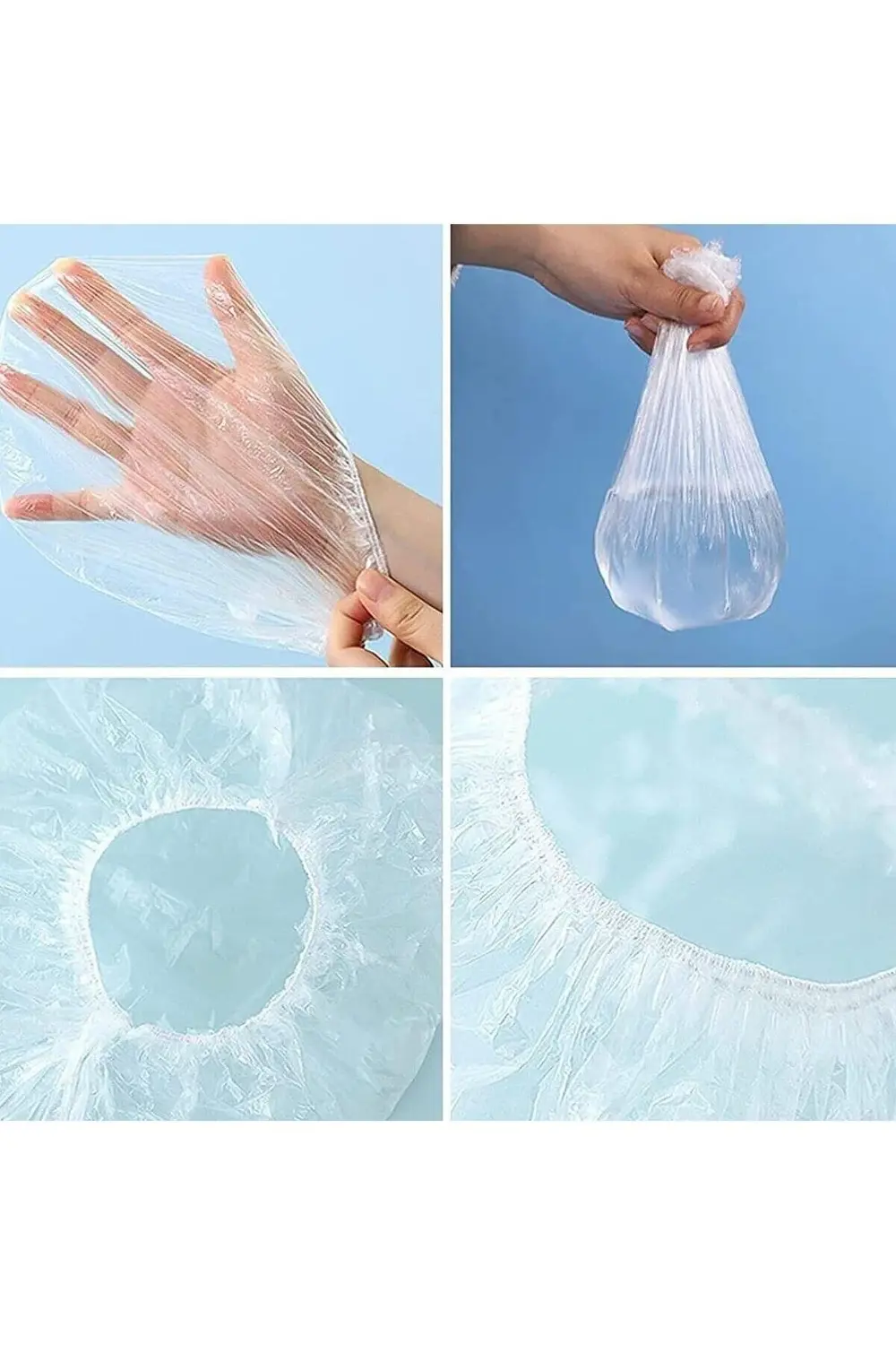 100 Adet Pratik Tazeliği Koruyan Tencere ve Tabak Bonesi | Çok Am