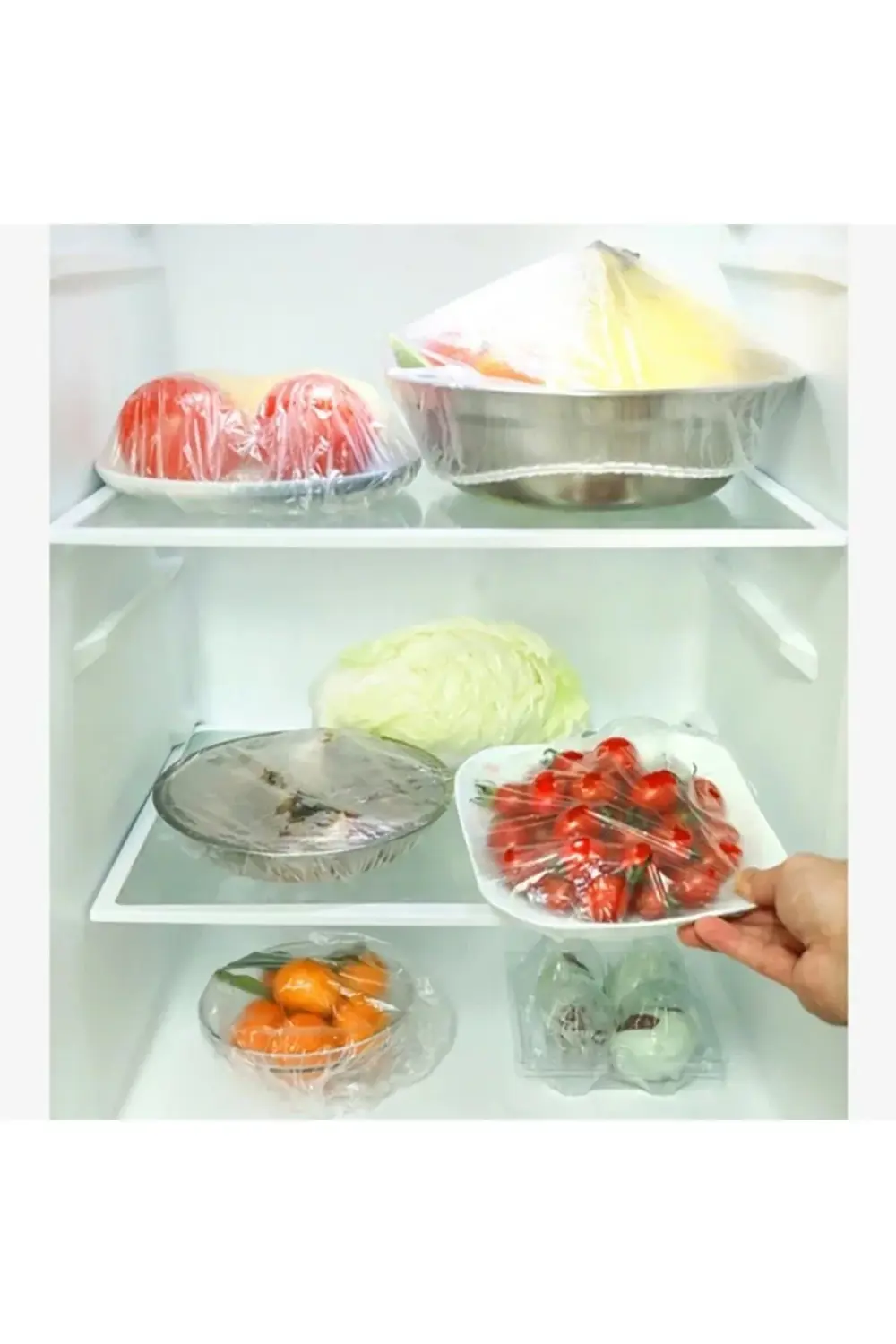 100 Adet Pratik Tazeliği Koruyan Tencere ve Tabak Bonesi | Çok Am