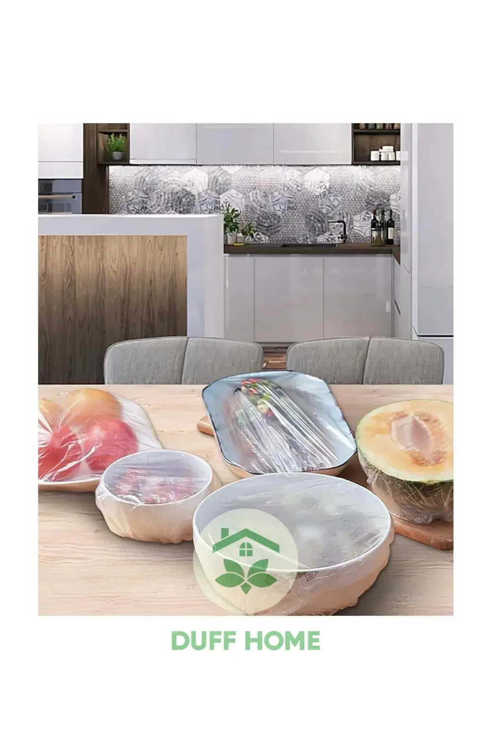 100 Adet Pratik Tazeliği Koruyan Tencere ve Tabak Bonesi | Çok Am