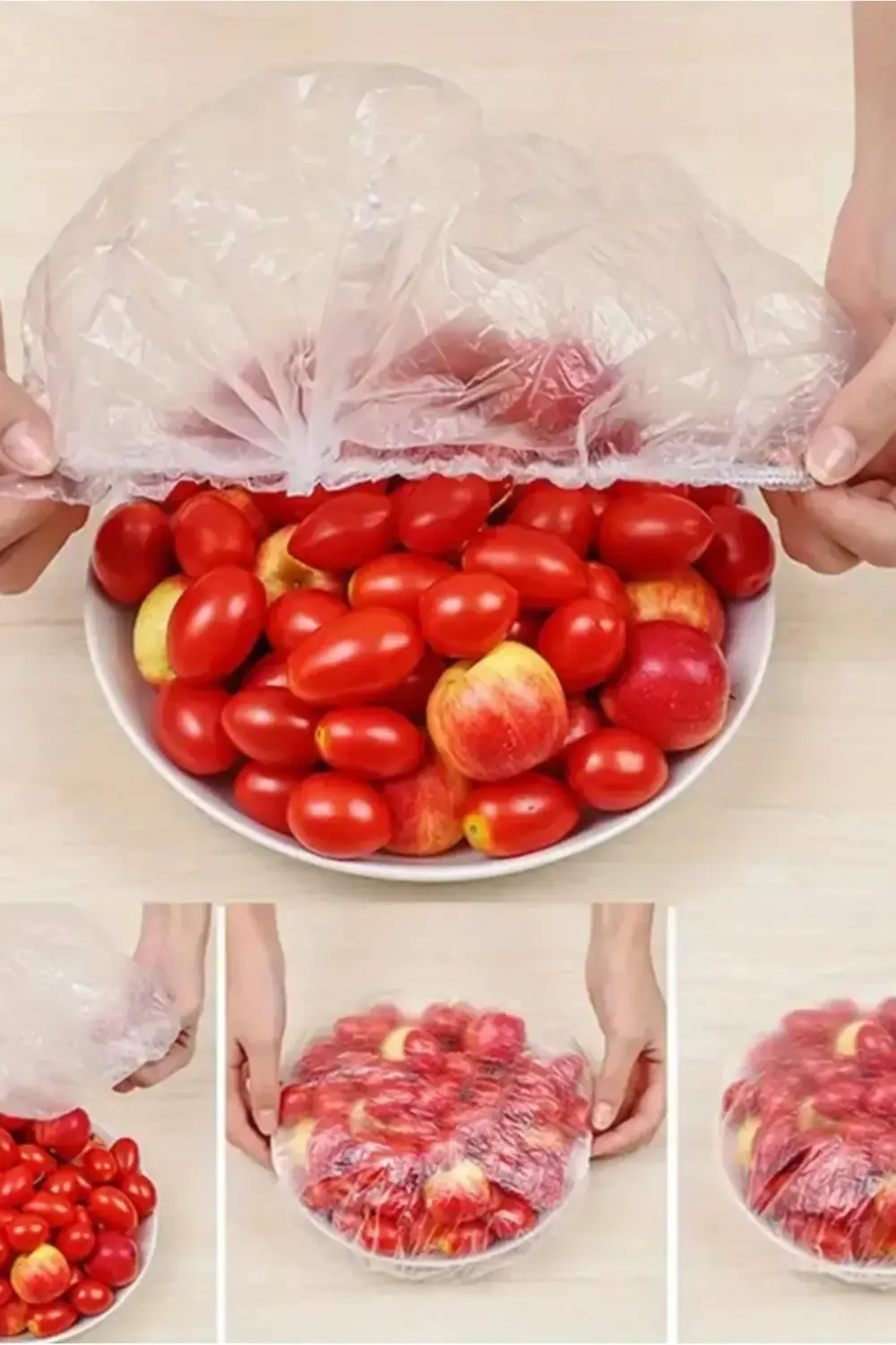 100 Adet Pratik Tazeliği Koruyan Tencere ve Tabak Bonesi | Çok Am