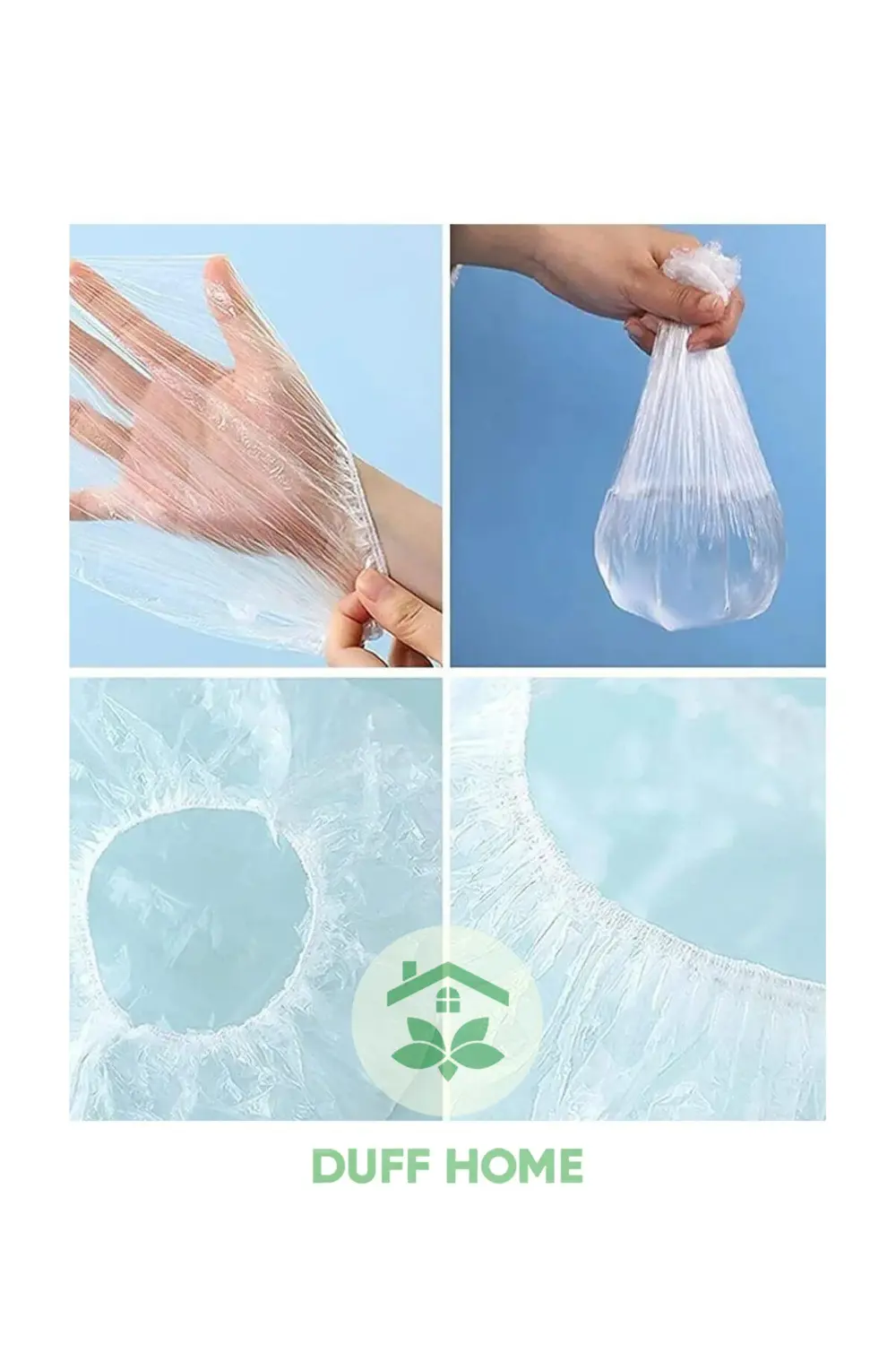 100 Adet Pratik Tazeliği Koruyan Tencere ve Tabak Bonesi | Çok Am