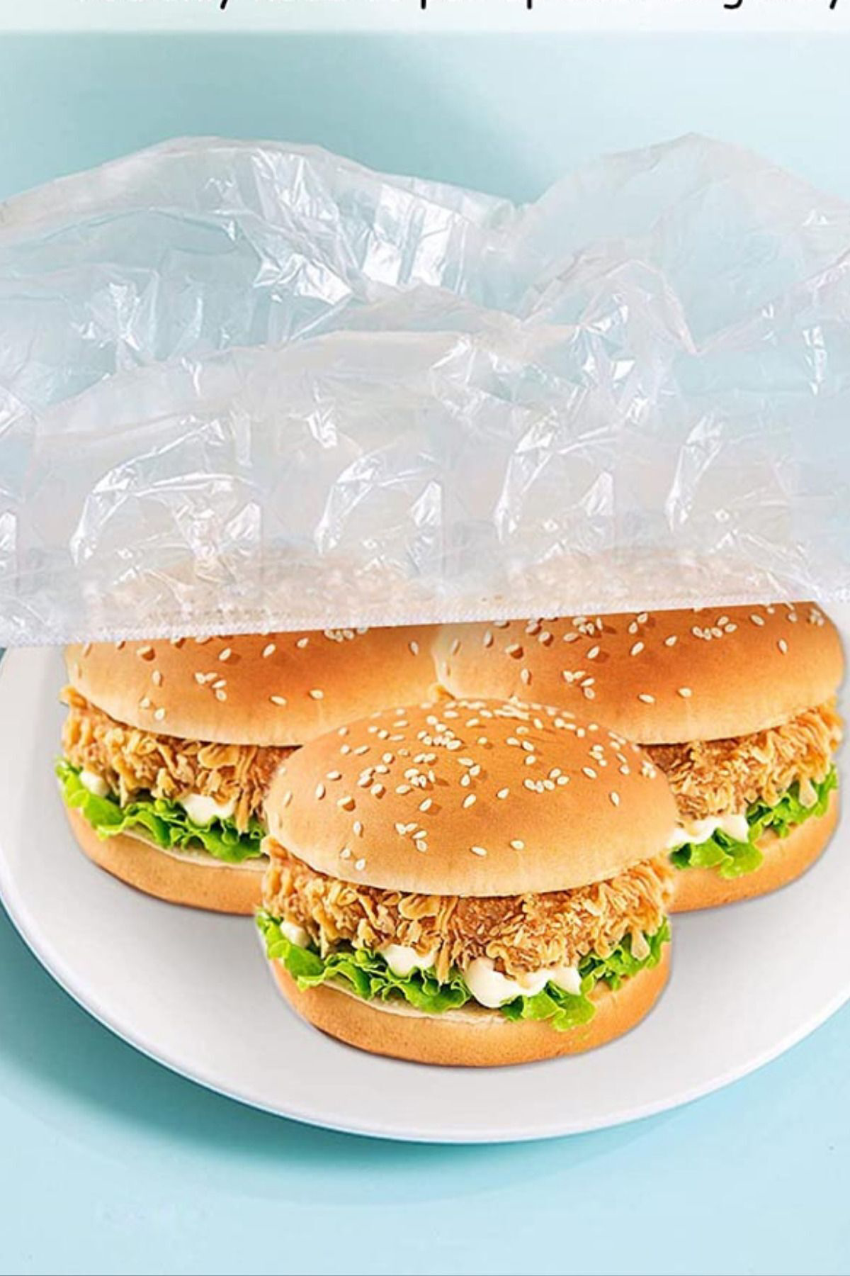 Chehra Design 100 Adet Pratik Streç Kapak Tencere Ve Tabak Bonesi | Gida Koruyu