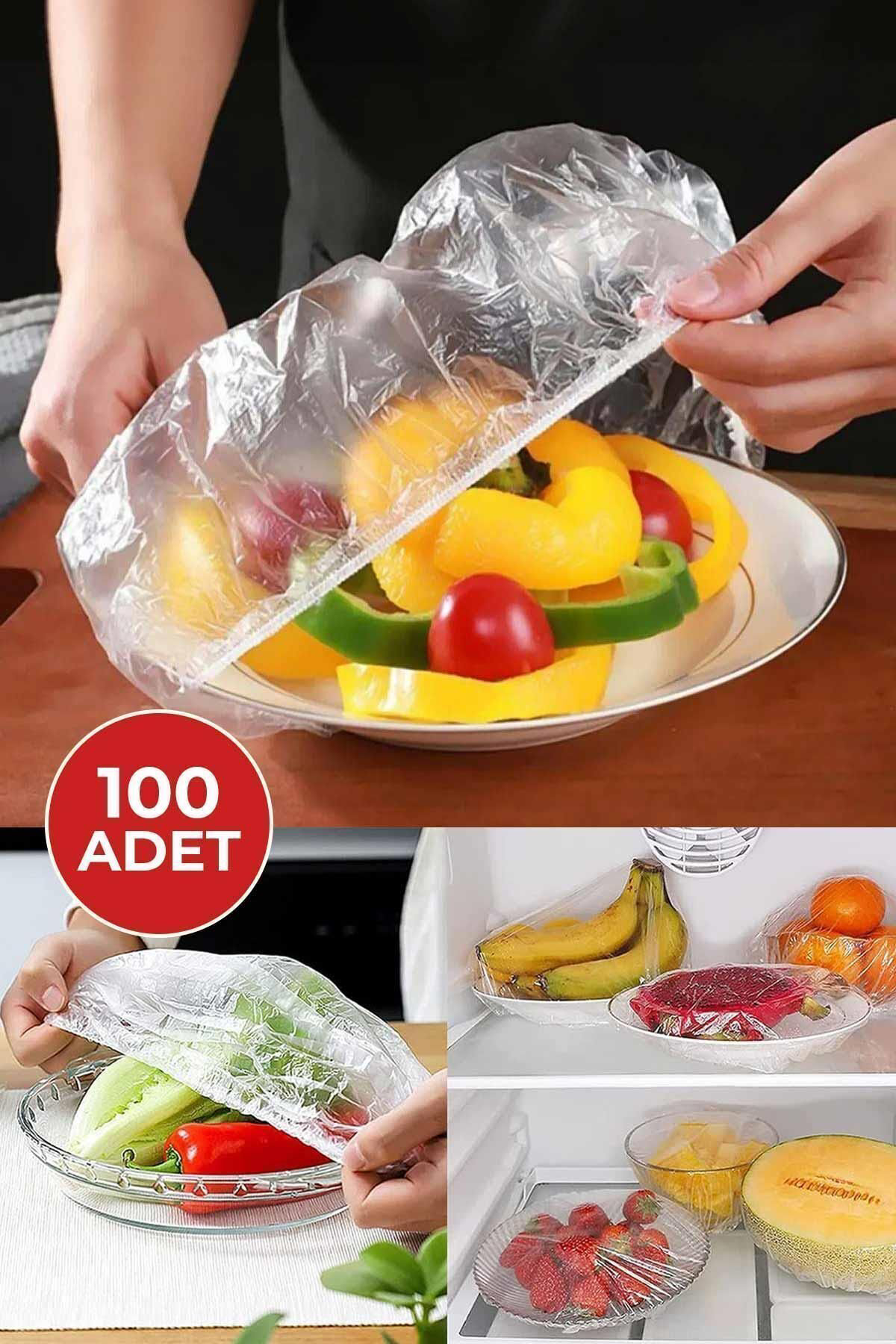 Pikas 100 Adet Pratik Tazeliği Koruyan Tencere Ve Tabak Bonesi | Çok Am