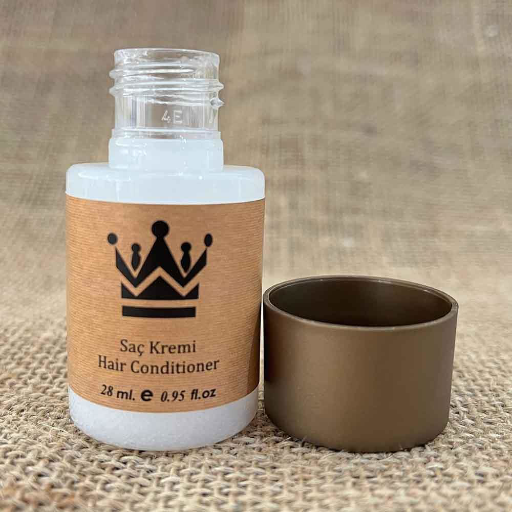 Private 100 Adet Standart Otel Saç Kremi Geniş Kapak Kraft 30 Ml Silindir