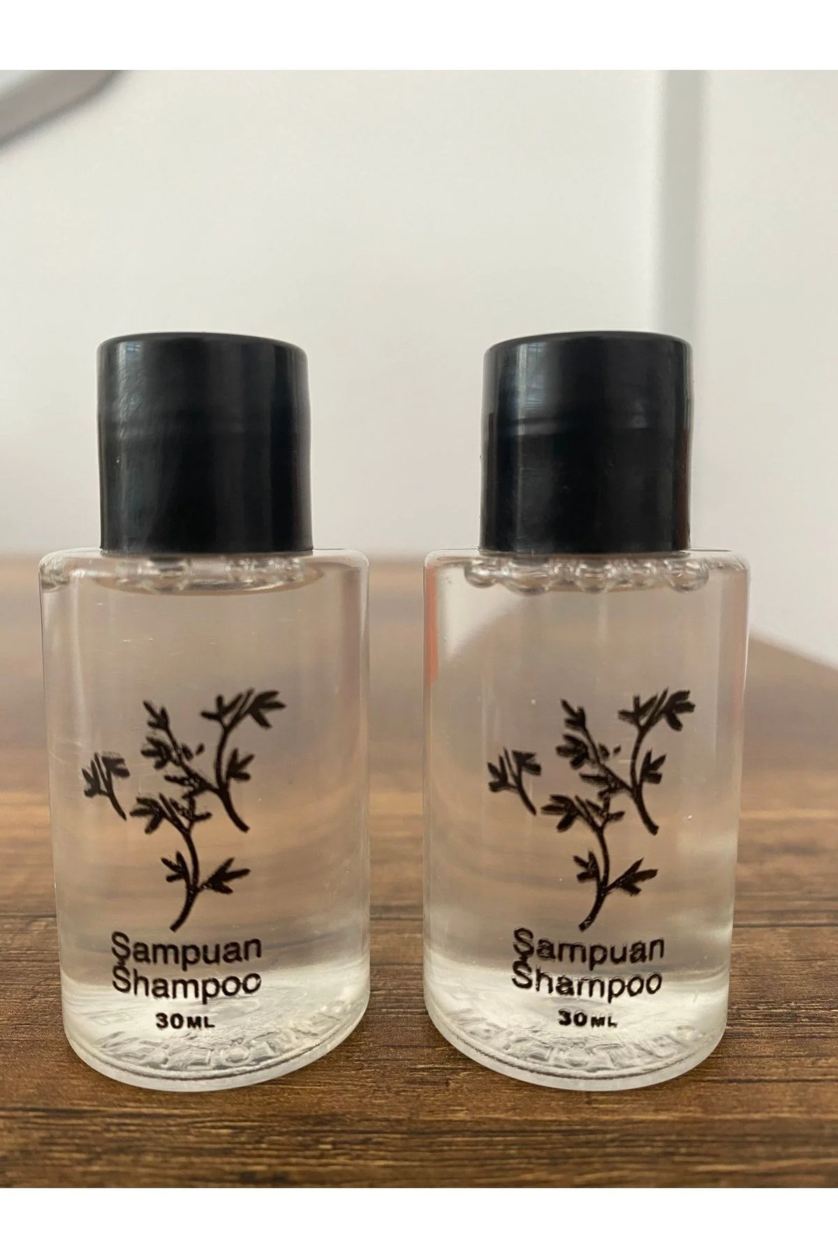 100 Adet Standart Otel Tipi Mini Duş Şampuanı 30 ml Silindir Şişe