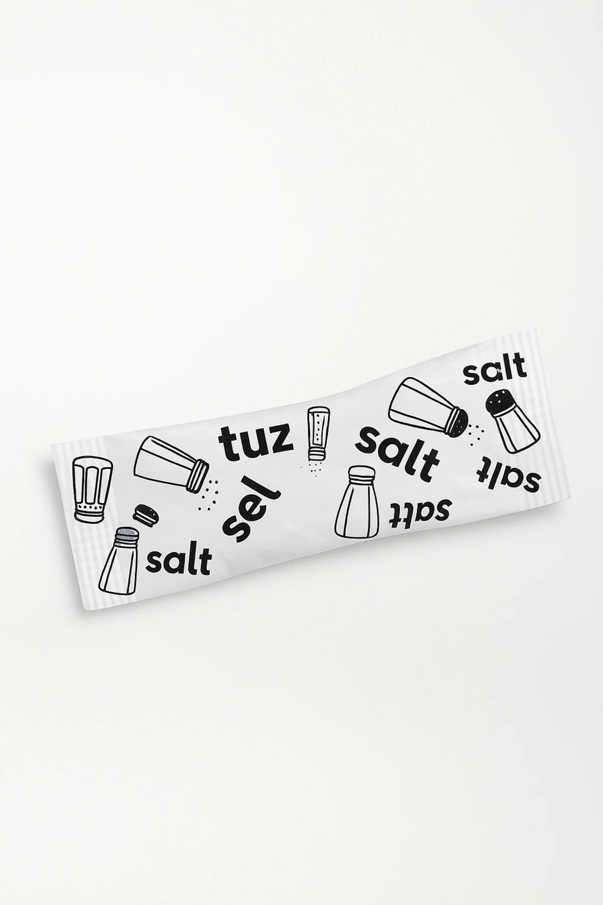 100 Adet Stick Tuz Tek Kullanımlık Paket / Paketli / Servis Tuz