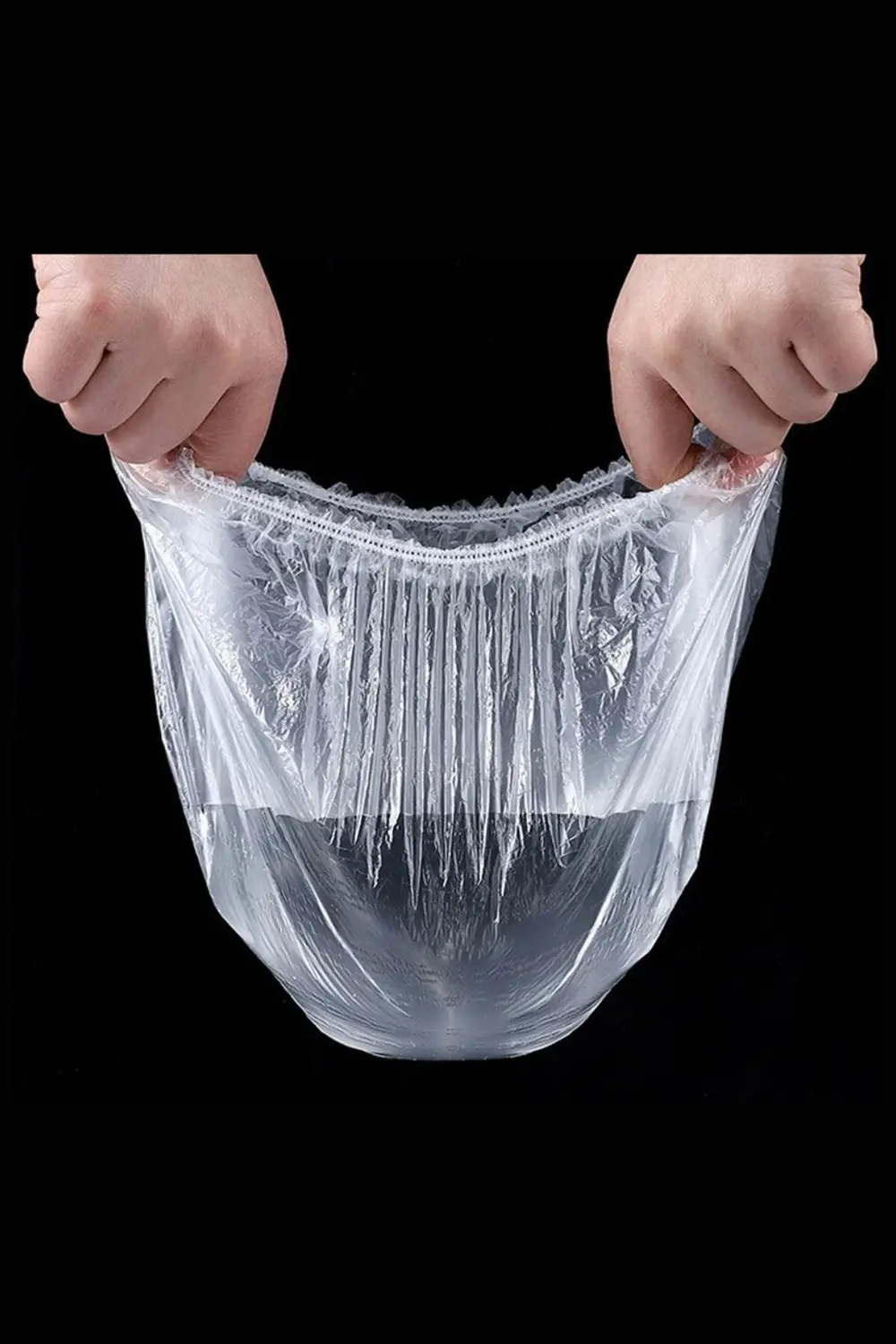 100 Adet Tazelik Koruyucu Tabak Tencere Gıda Bonesi Çok Amaçlı Pr