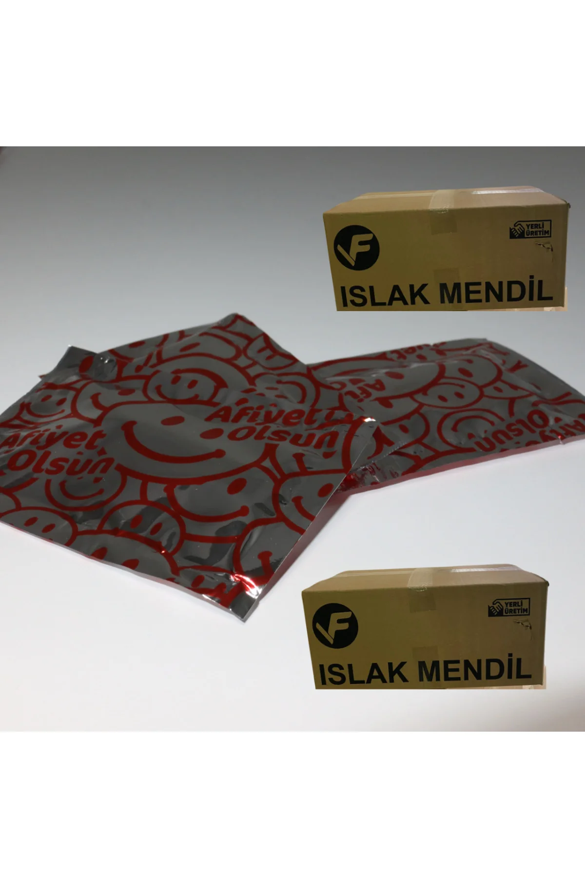 100 Adet Tek Kullanımlık Islak Mendil (6x10 cm)