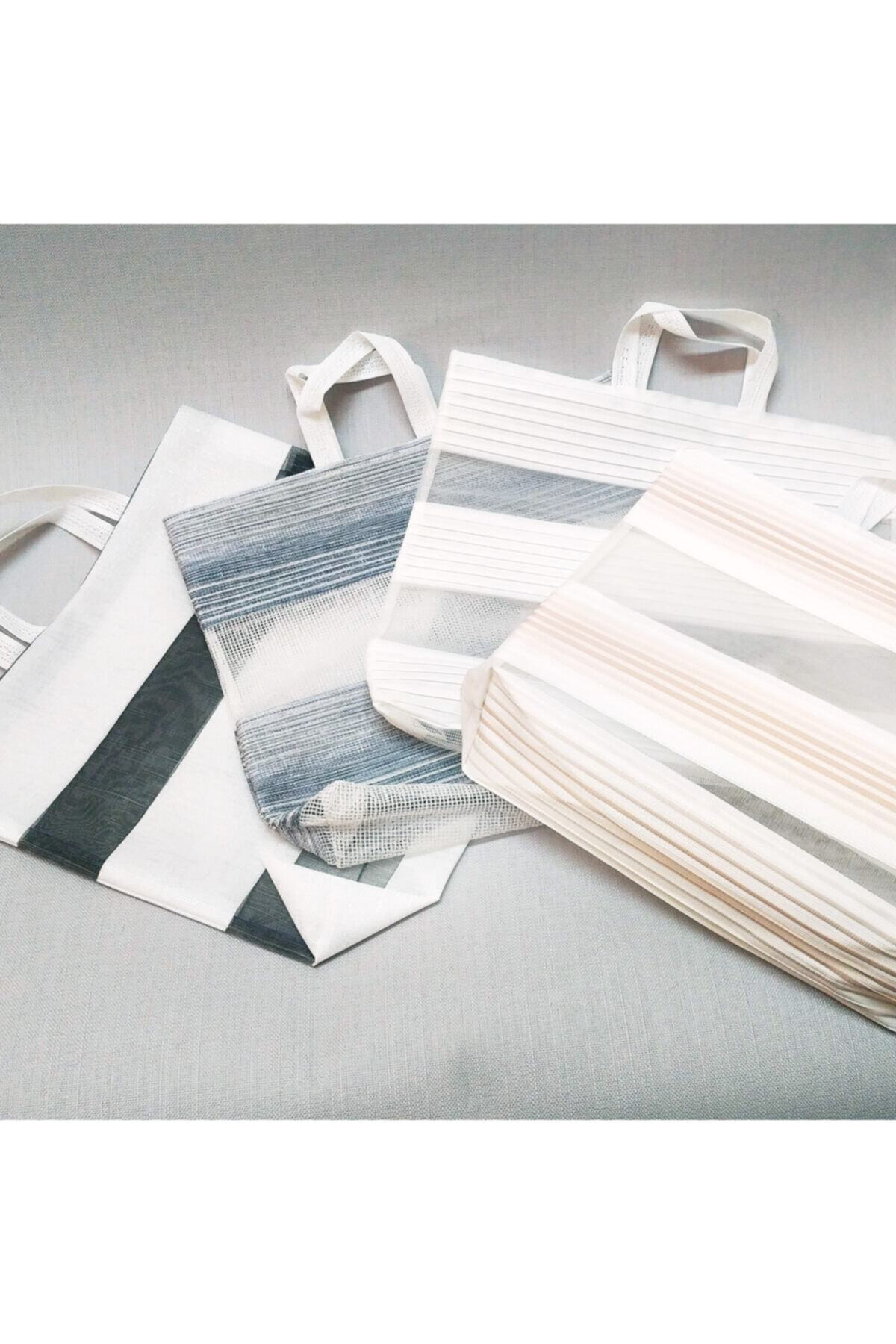 100 Adet Trend Boy Zebra Stor Eczane Çantası Karışık Renklerde