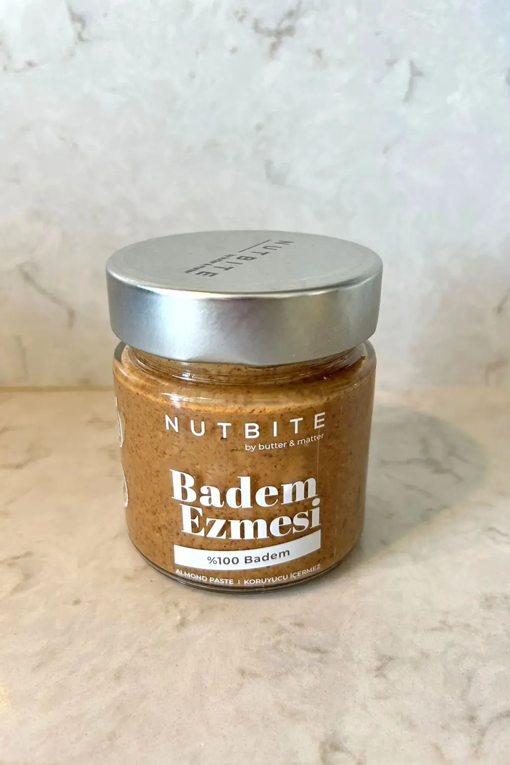 %100 Badem Ezmesi - Şeker İlavesiz - 200gr - Katkısız Koruyucusuz