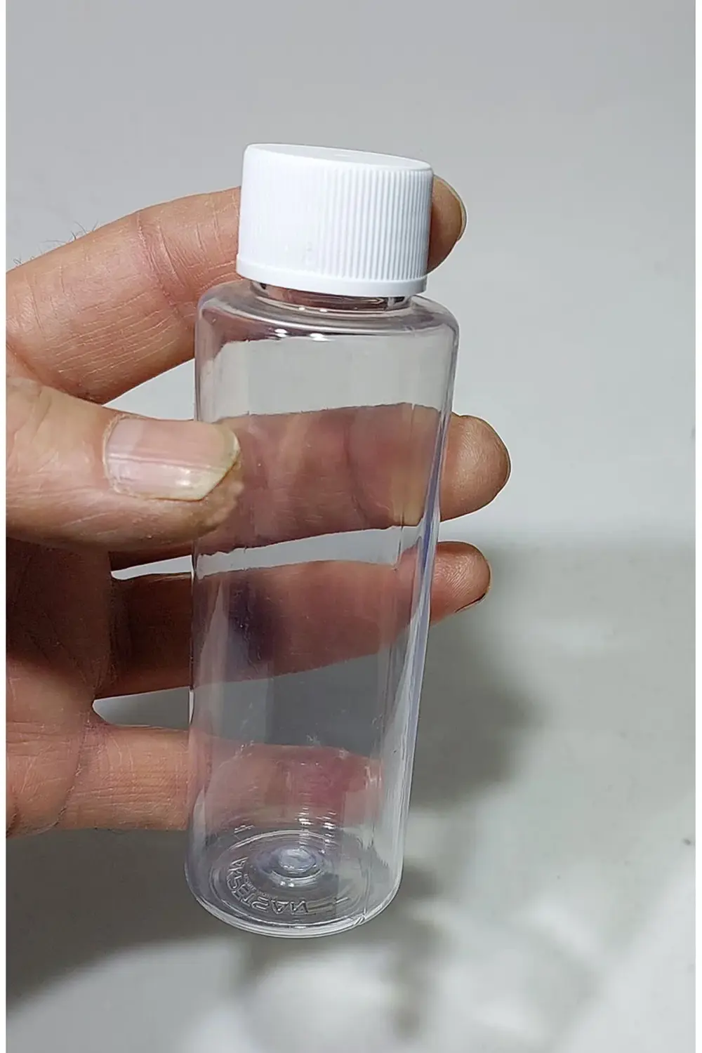 100 Cc Düz Model Pet Şişe - Beyaz Kapaklı - 100 Ml Boş Pet Şişe (