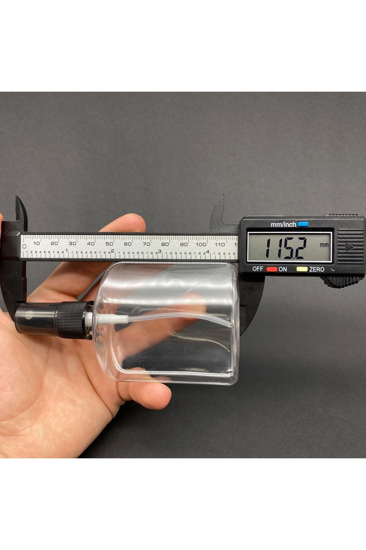 100 Cc Yassı Plastik Şişe - Siyah Spreyli - 100 Ml Spreyli Pet Şi