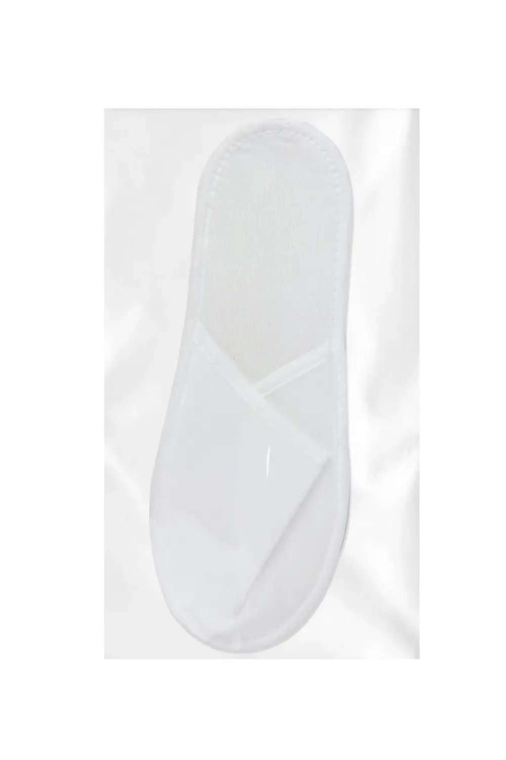 100 Çift 3mm Havlu Biyeli Tek Kat Saya Tek Kullanımlık Terlik Kul