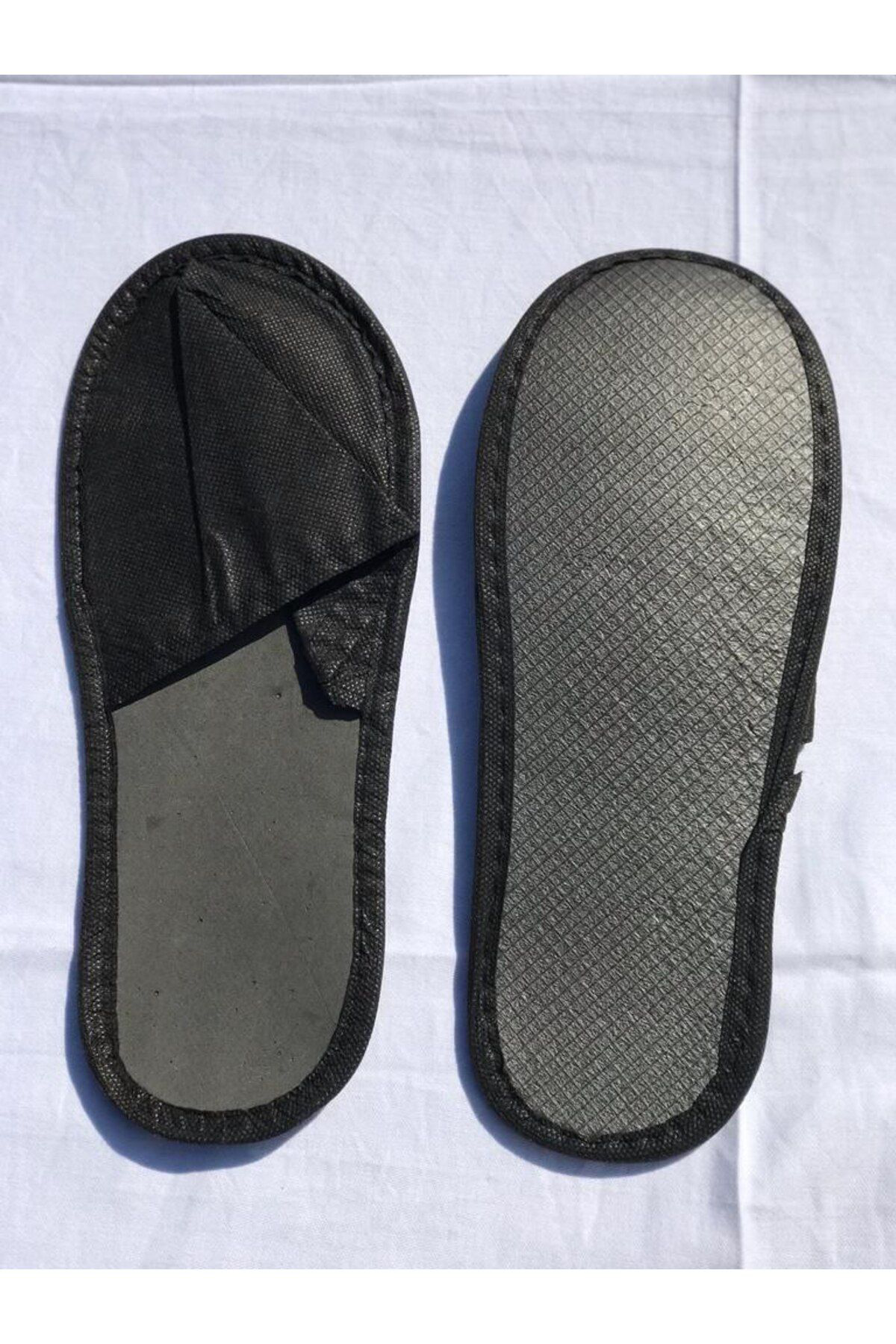 Bilgehan Buklet 100 Çift Çevre Biyeli Siah Tela Otel Terliği Tek Kullanımlık