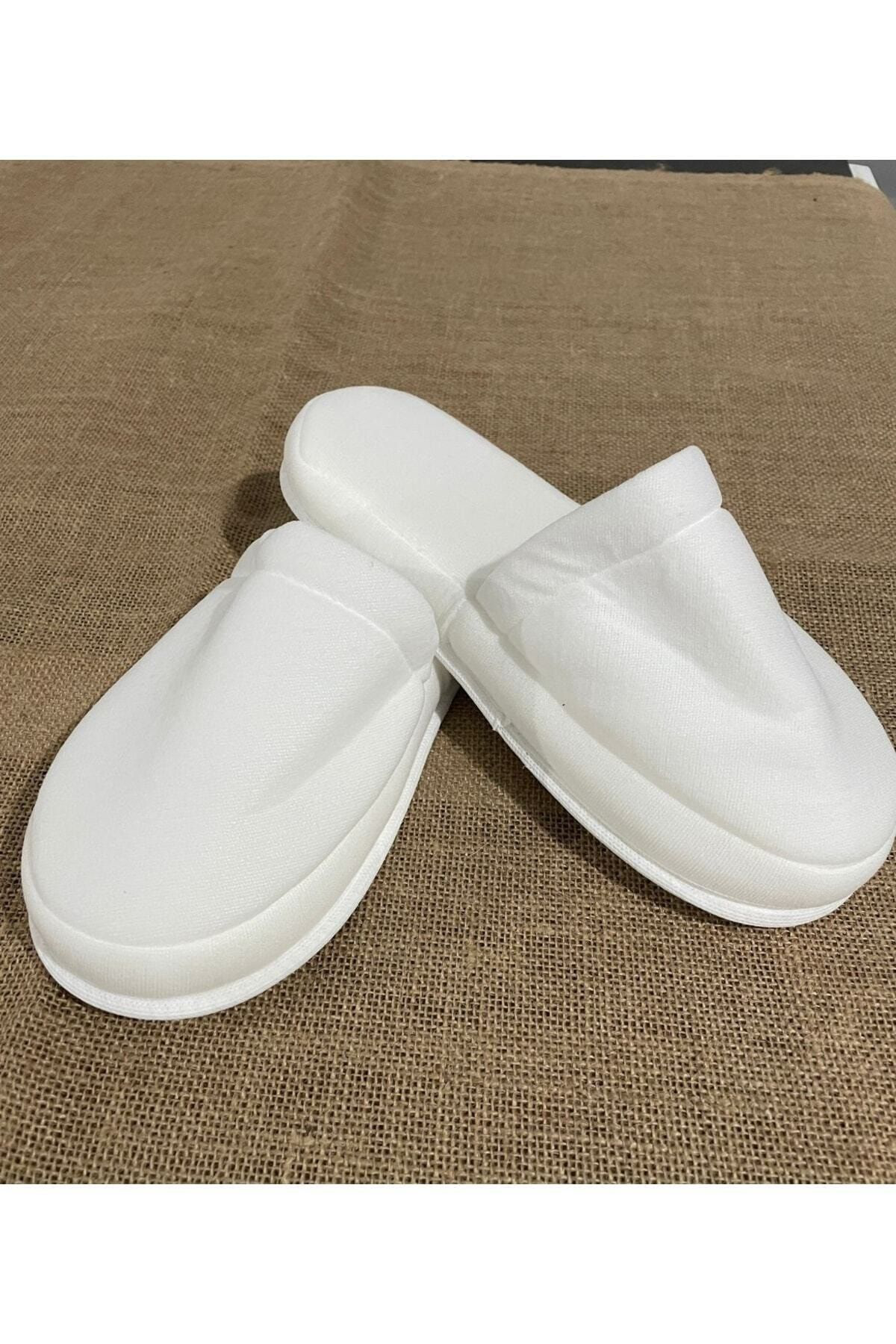 Private 100 Çift Çift Kat Polyester Havlu Süslenebilir Lohusa Terliği Kal