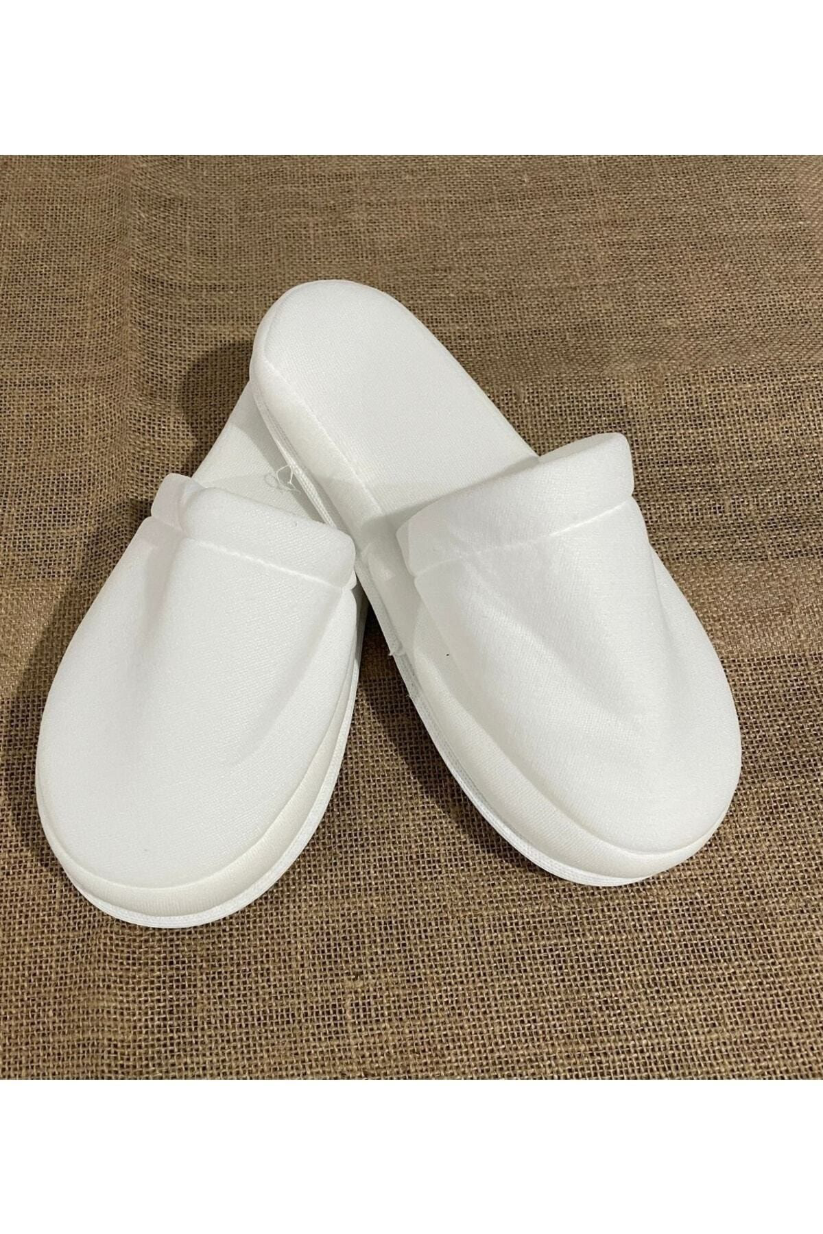 Private 100 Çift Çift Kat Polyester Havlu Süslenebilir Lohusa Terliği Kal