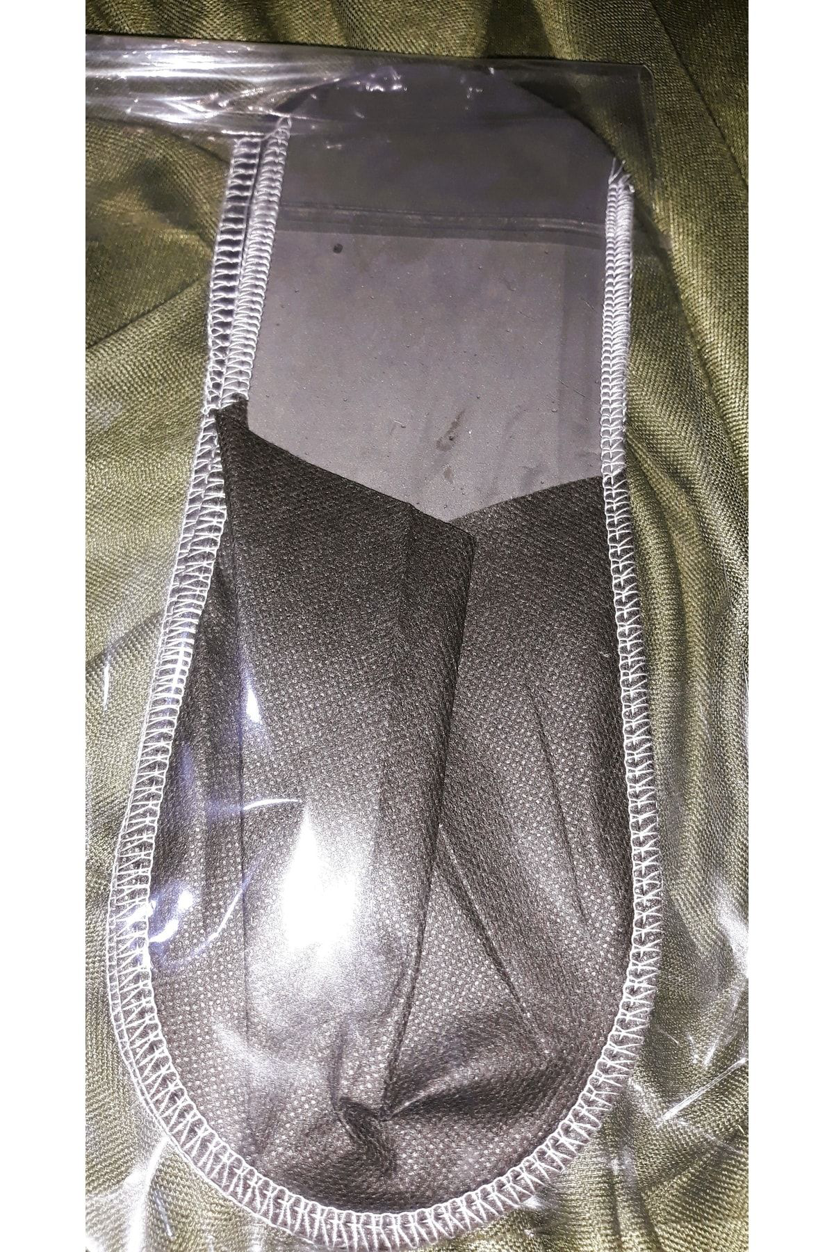 Delal 100 Çift Siyah Ovarlok Otel Hastane Pansiyon İcn Tek Kullanimlik 