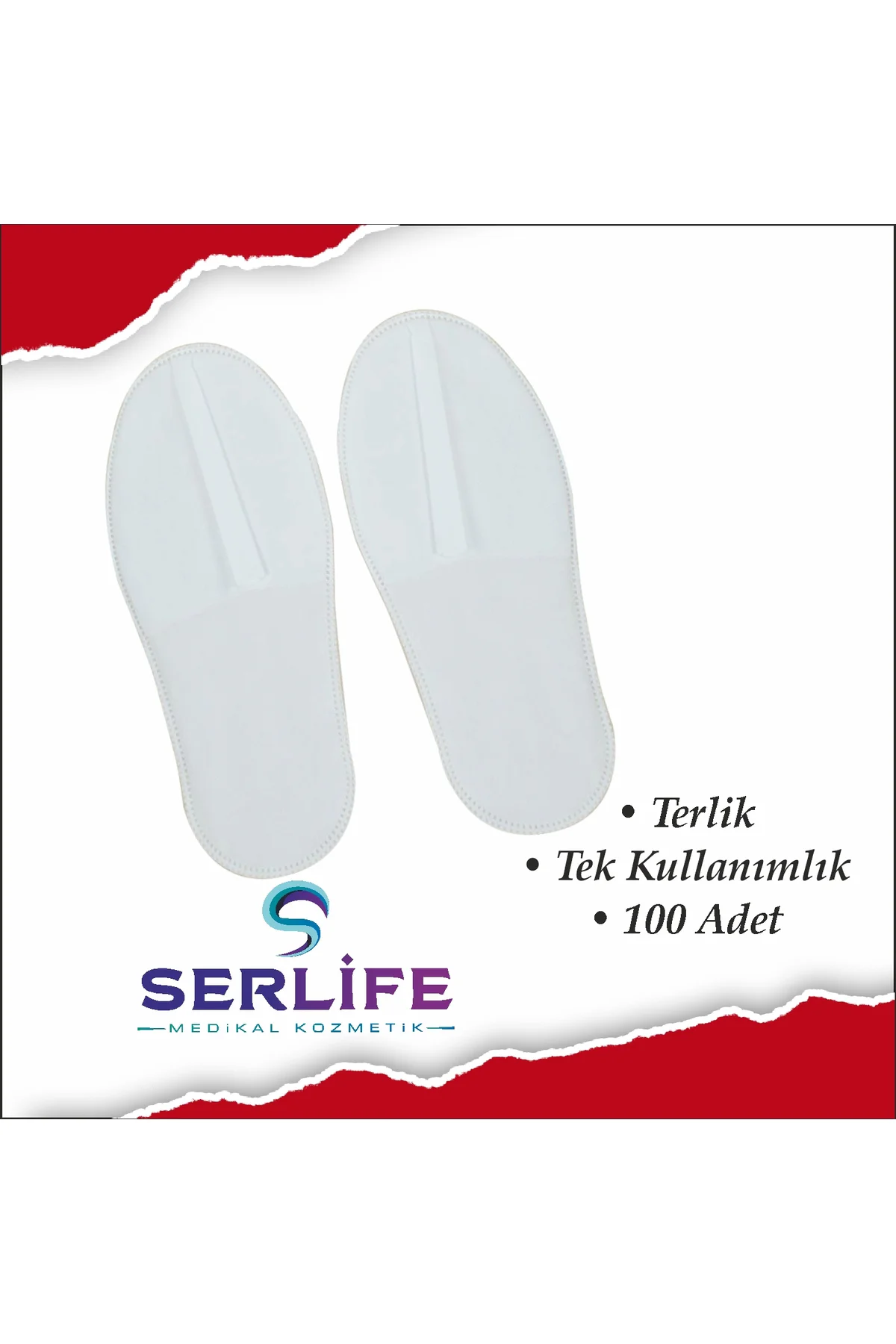 100 ÇİFT TEK KULLANIMLIK MEDİKAL VE OTEL TERLİKLERİ