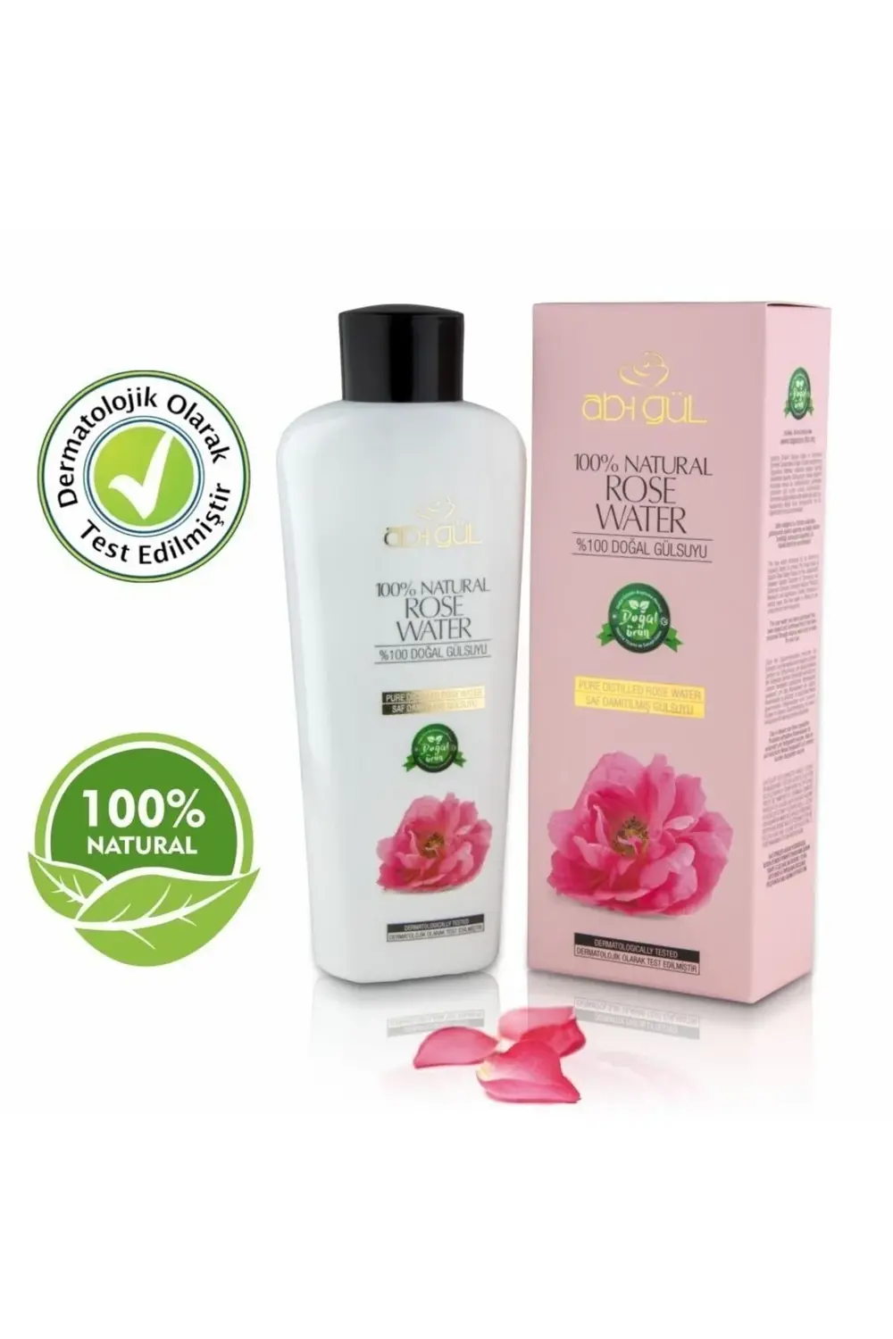 %100 Doğal Gül Suyu 300 Ml