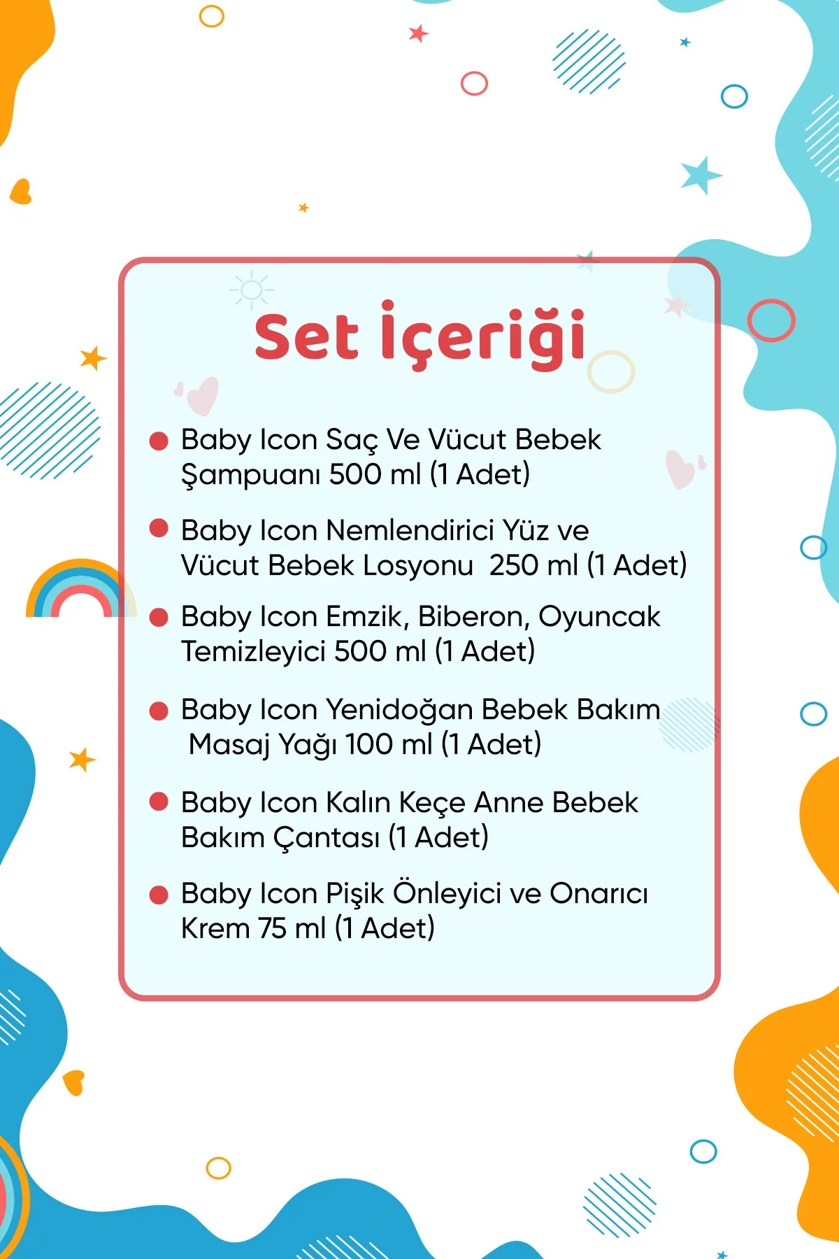 %100 Doğal Organik Vegan Hoşgeldin Anne Bebek Keçe Organize Bakım